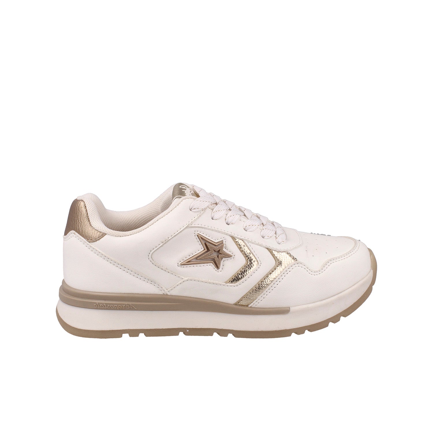 Tenis Urbano Clasben color Latte para Mujer