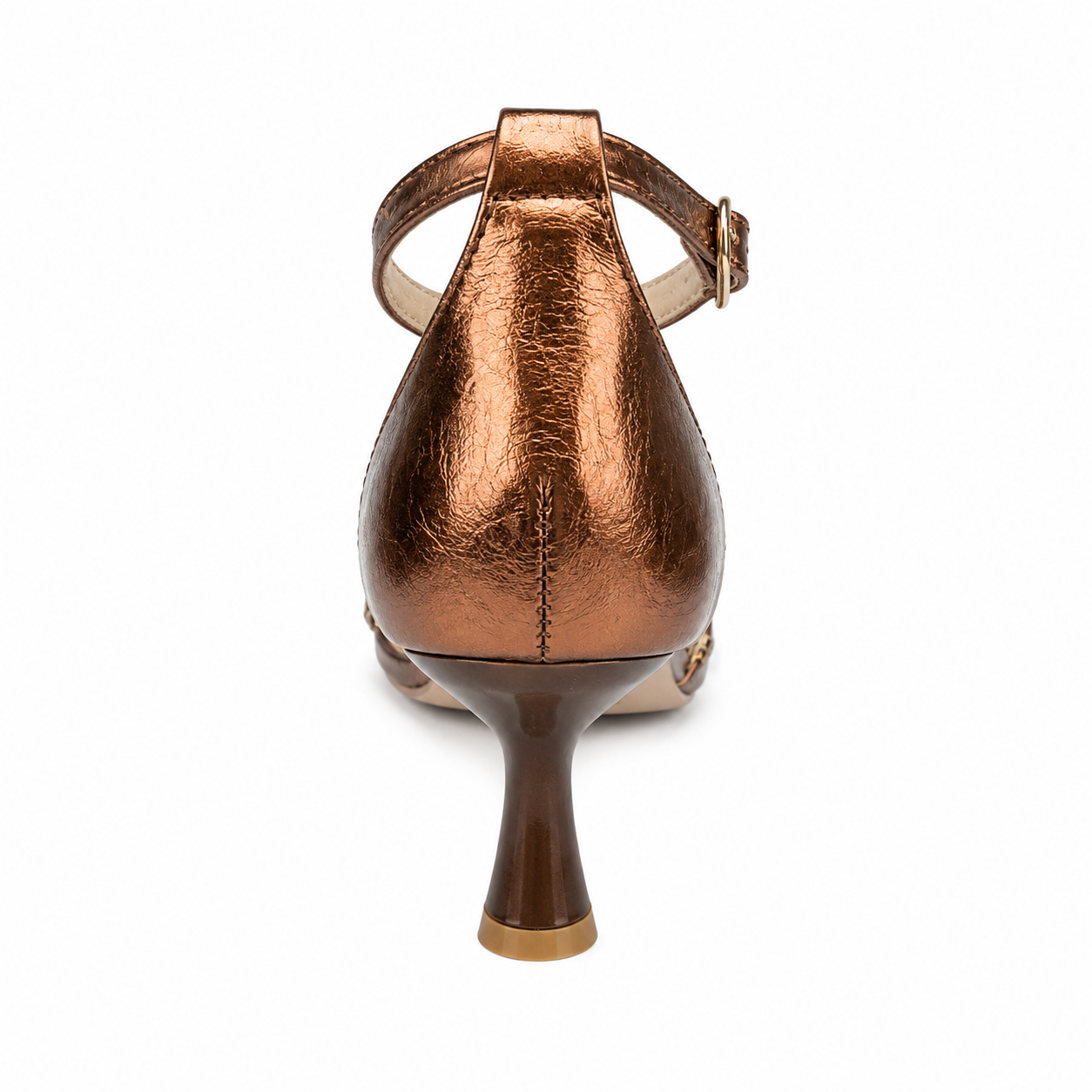 Zapatilla de Fiesta Clasben color Cobre para Mujer