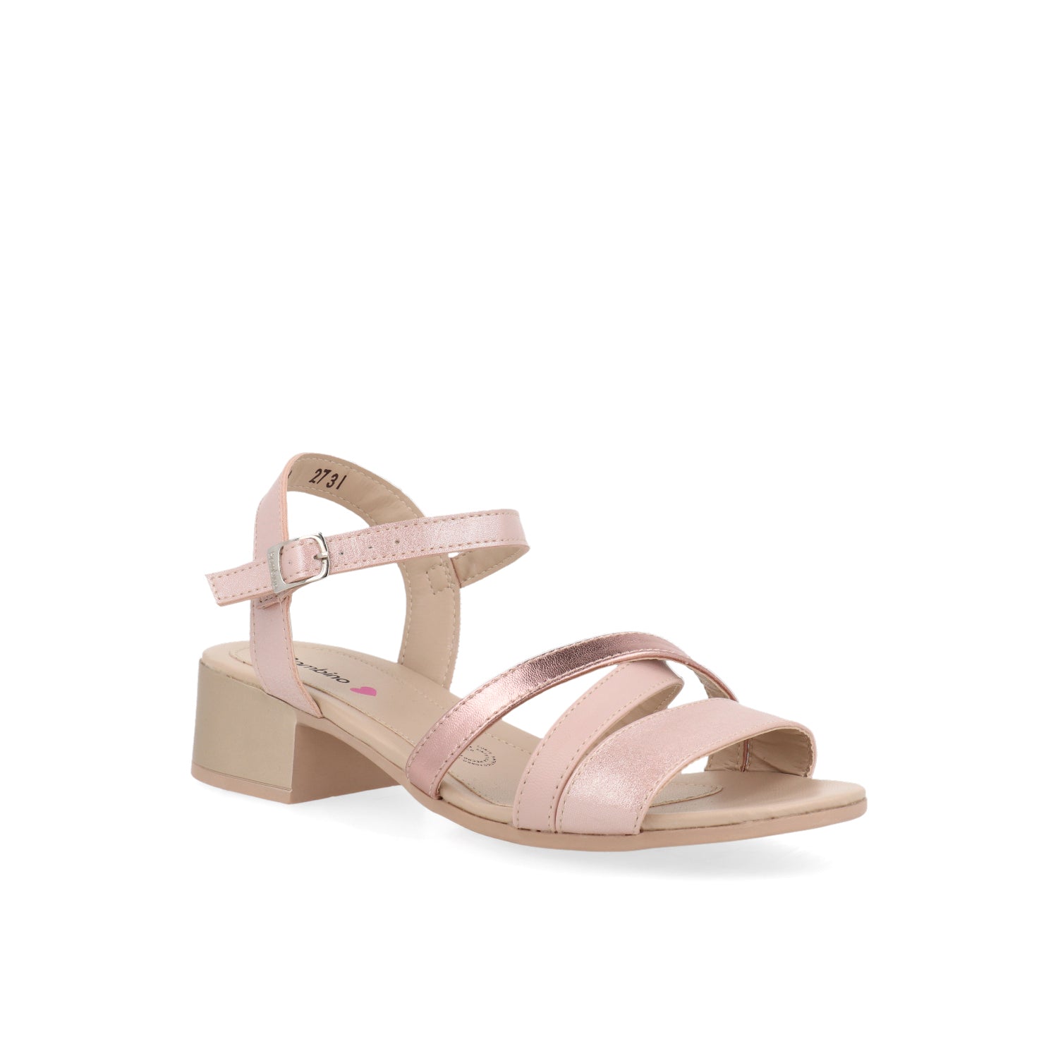 Sandalia Casual Vazza color Cobre para Junior niña