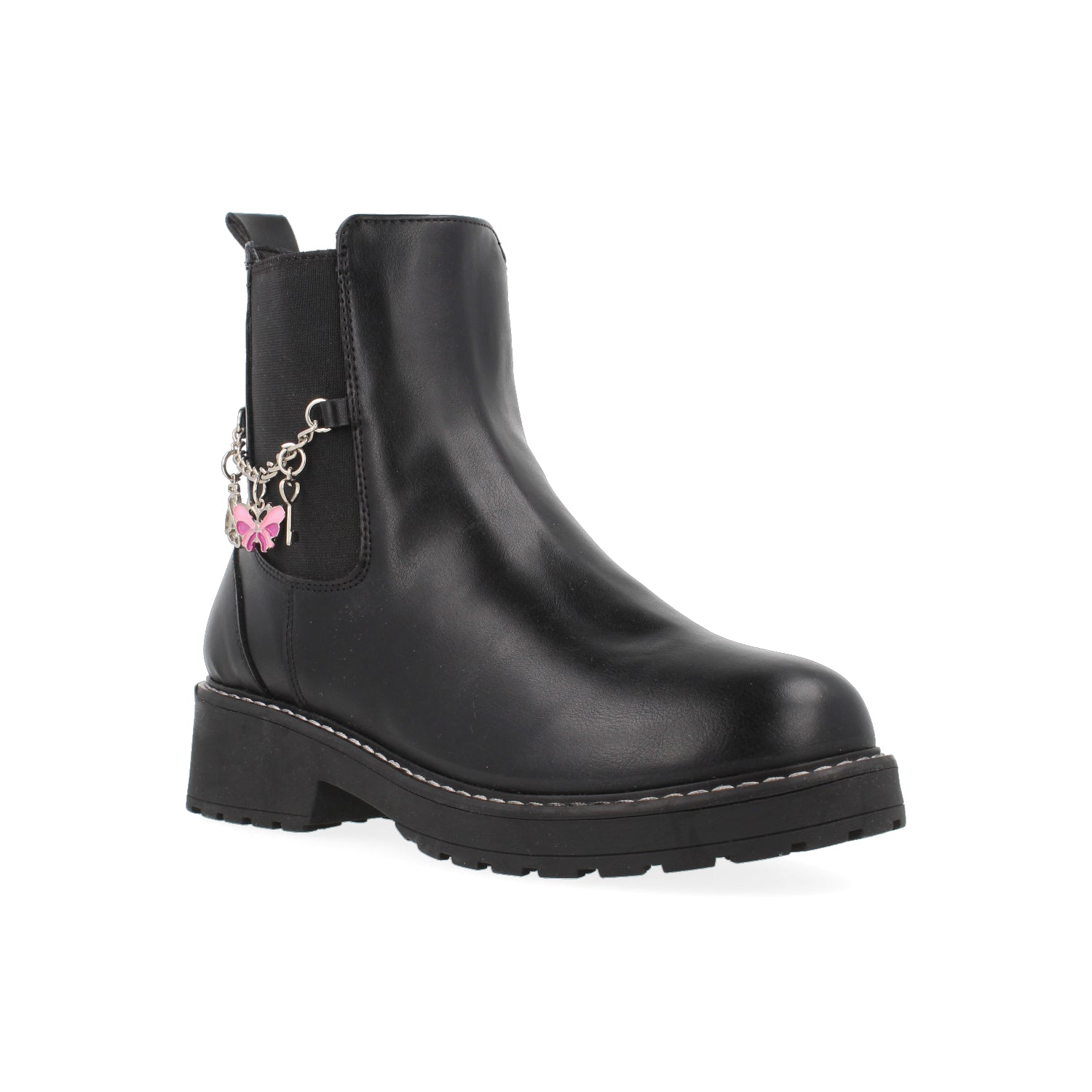 Botin Casual Tropicana color Negro para Junior Niña