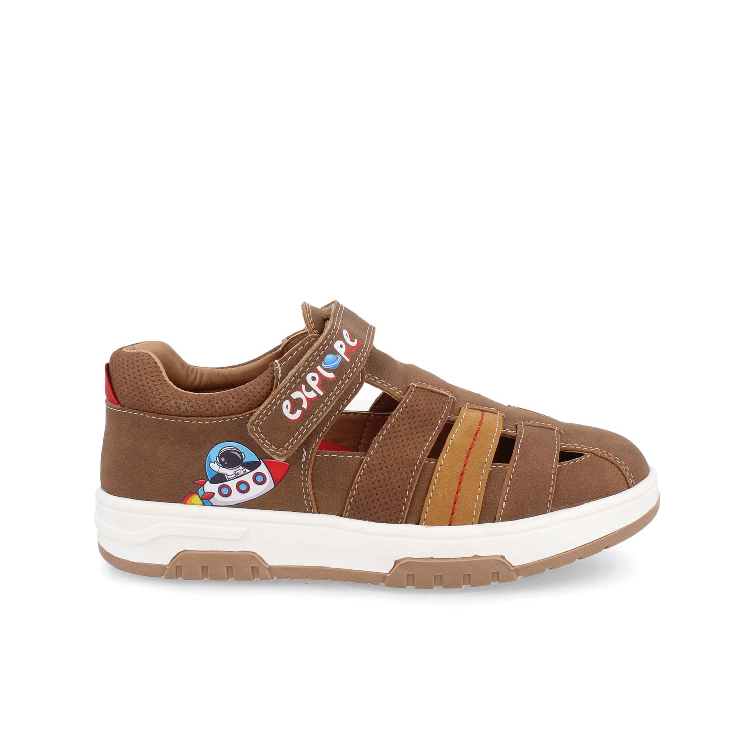 Sandalia Casual Bambino color Cafe para Junior Niño