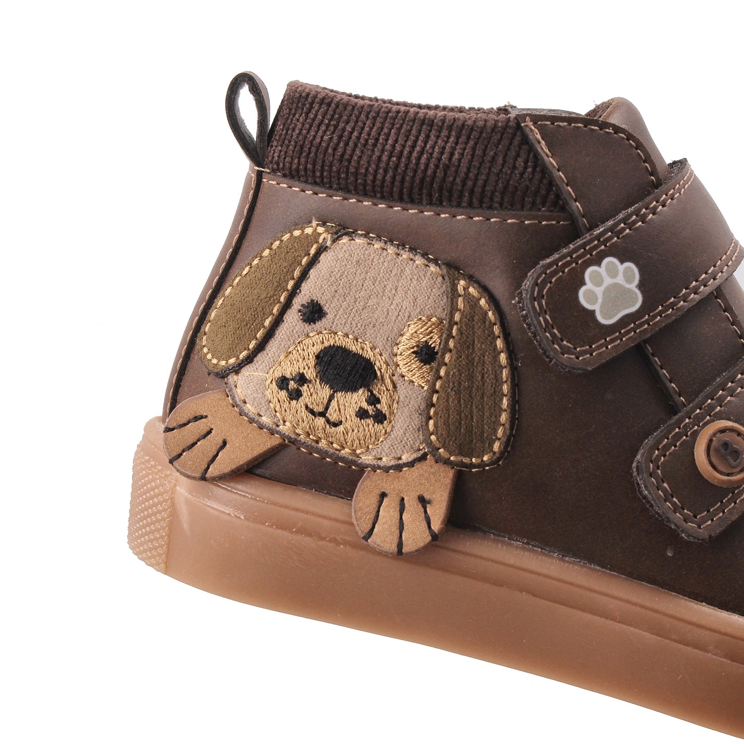 Botin Casual Bambino color Moka de perrito para Niño