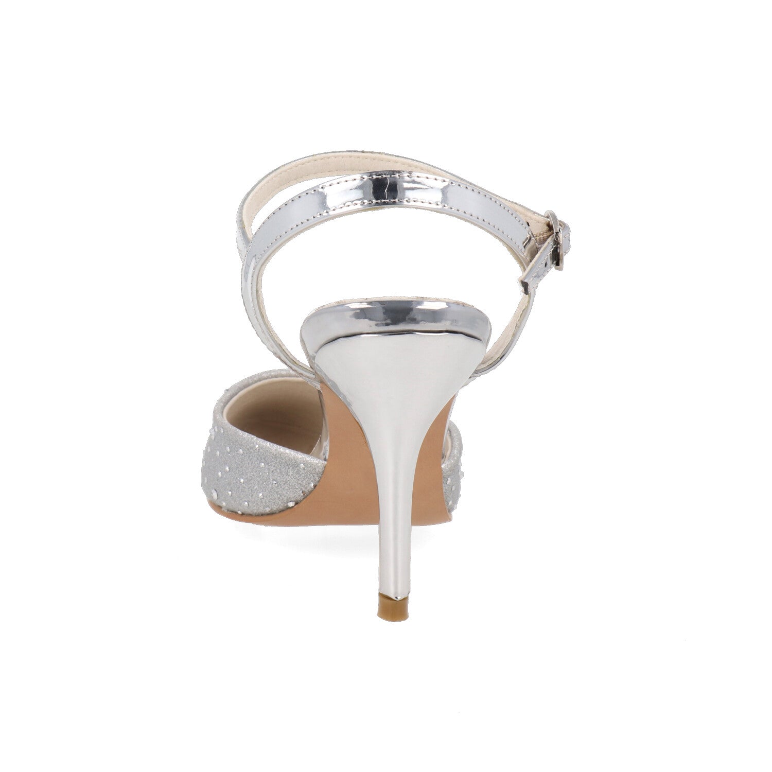 Zapatilla de Fiesta Vazza color Plata para Mujer