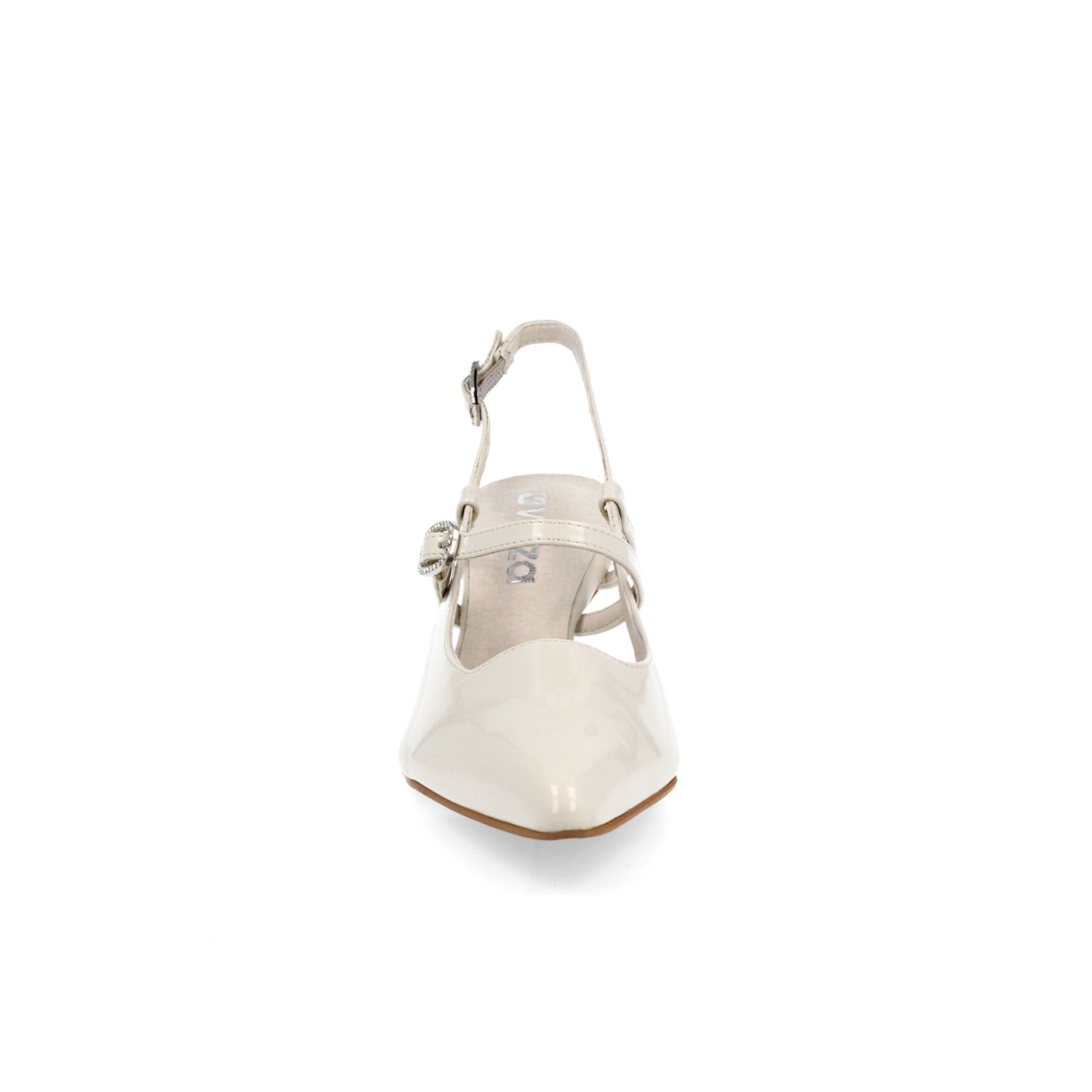 Zapatilla de Vestir Vazza color Marfil para Mujer
