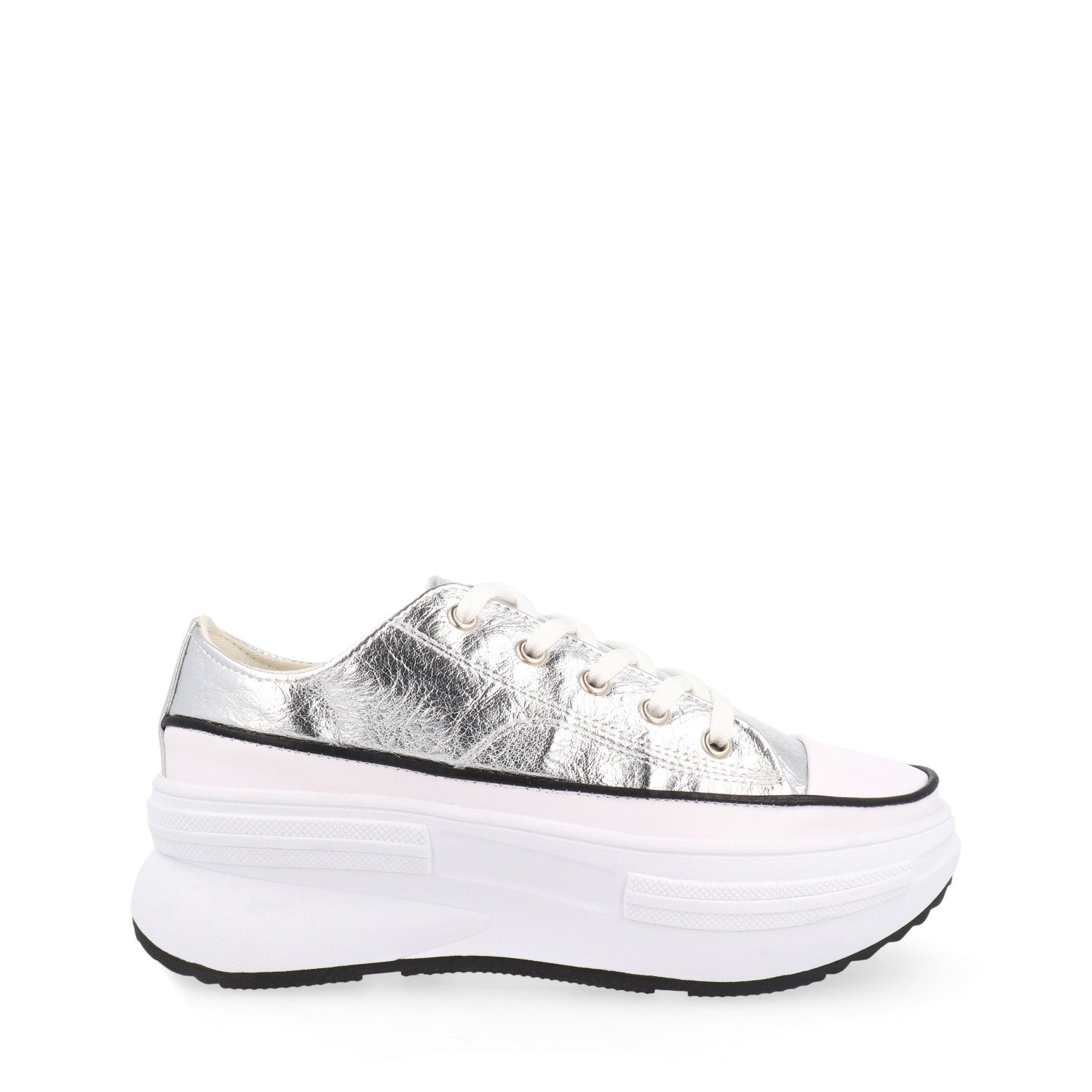 Tenis Urbano Vazza color Plata para Mujer