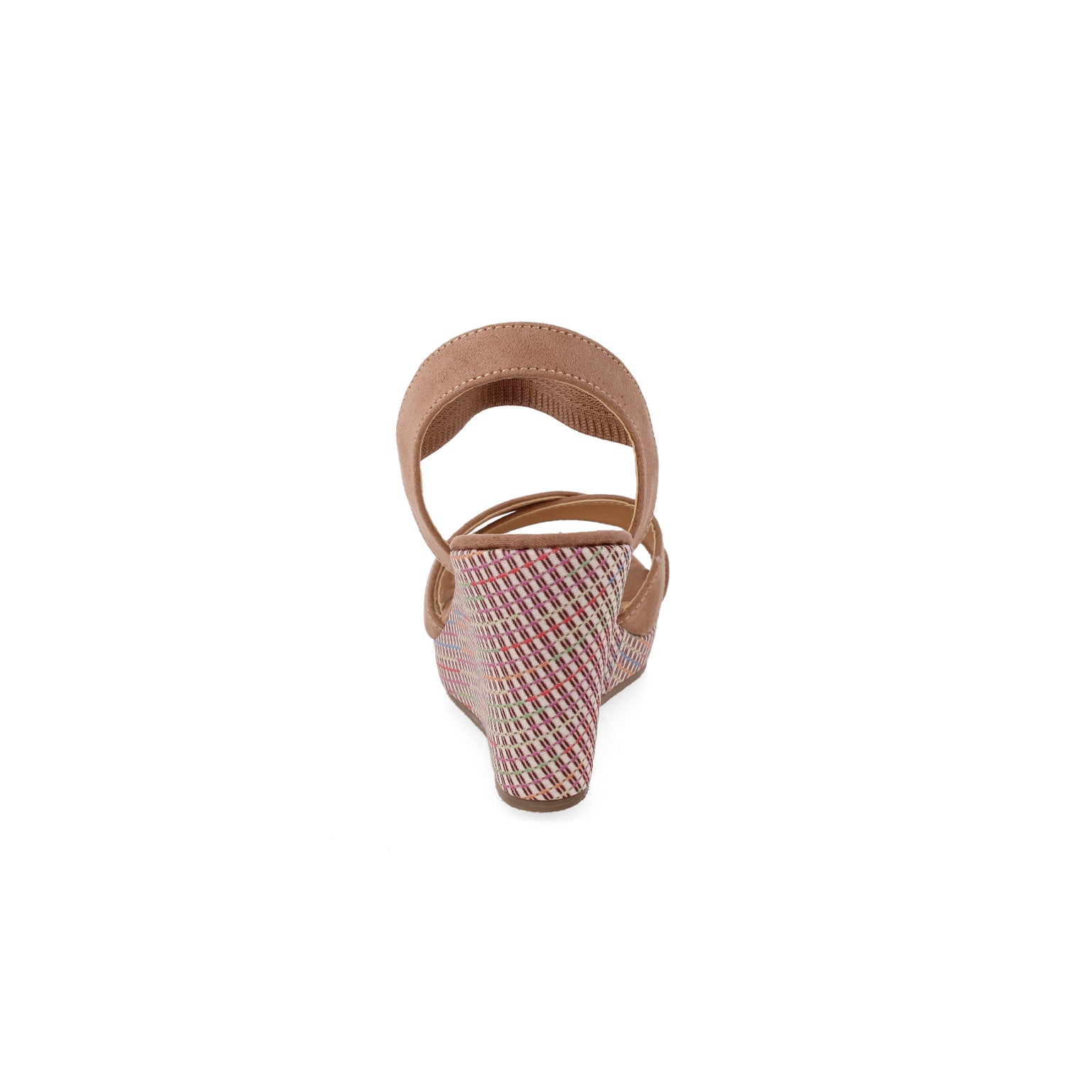 Sandalia Casual Vazza color Camel para Mujer