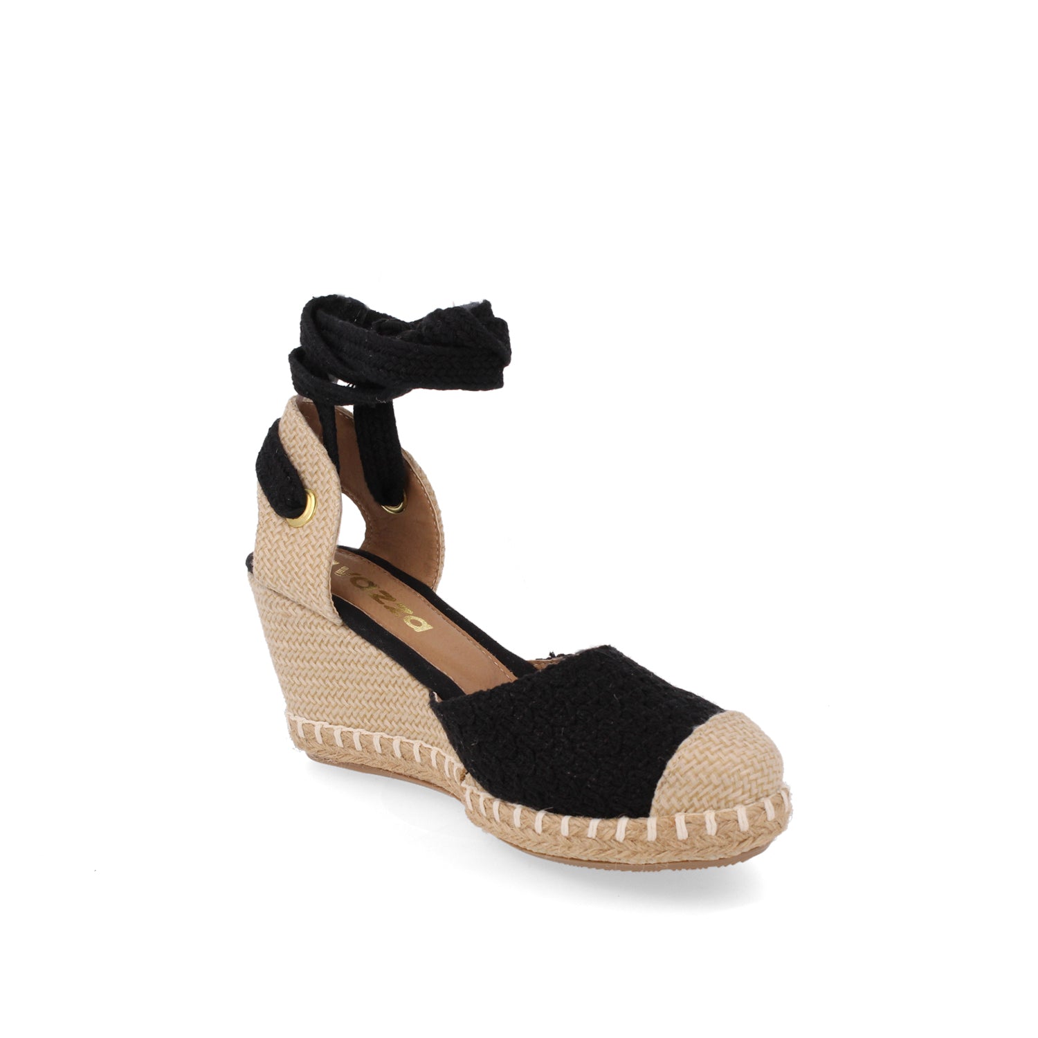 Sandalia Casual Vazza color Negro para Mujer