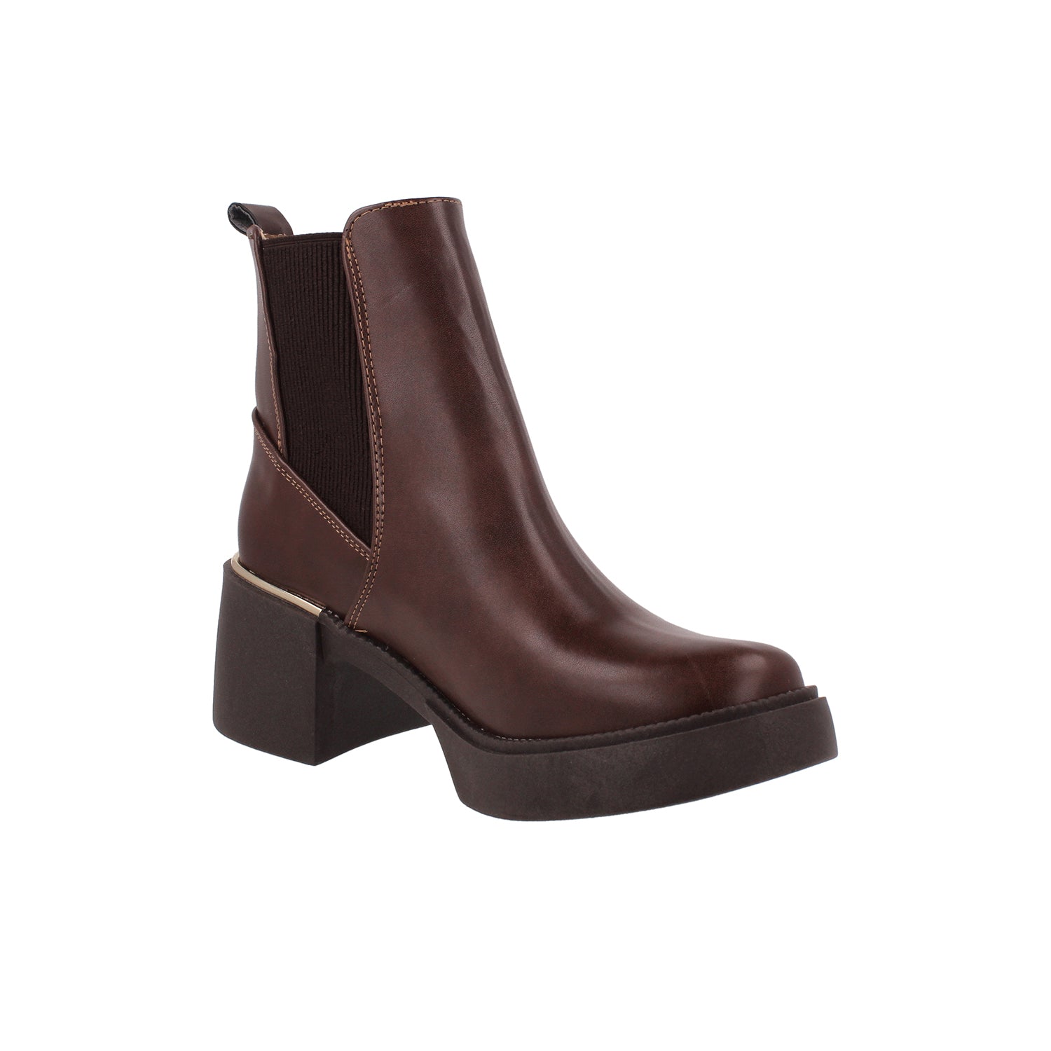 Botin Casual Been Class color Whisky para Mujer