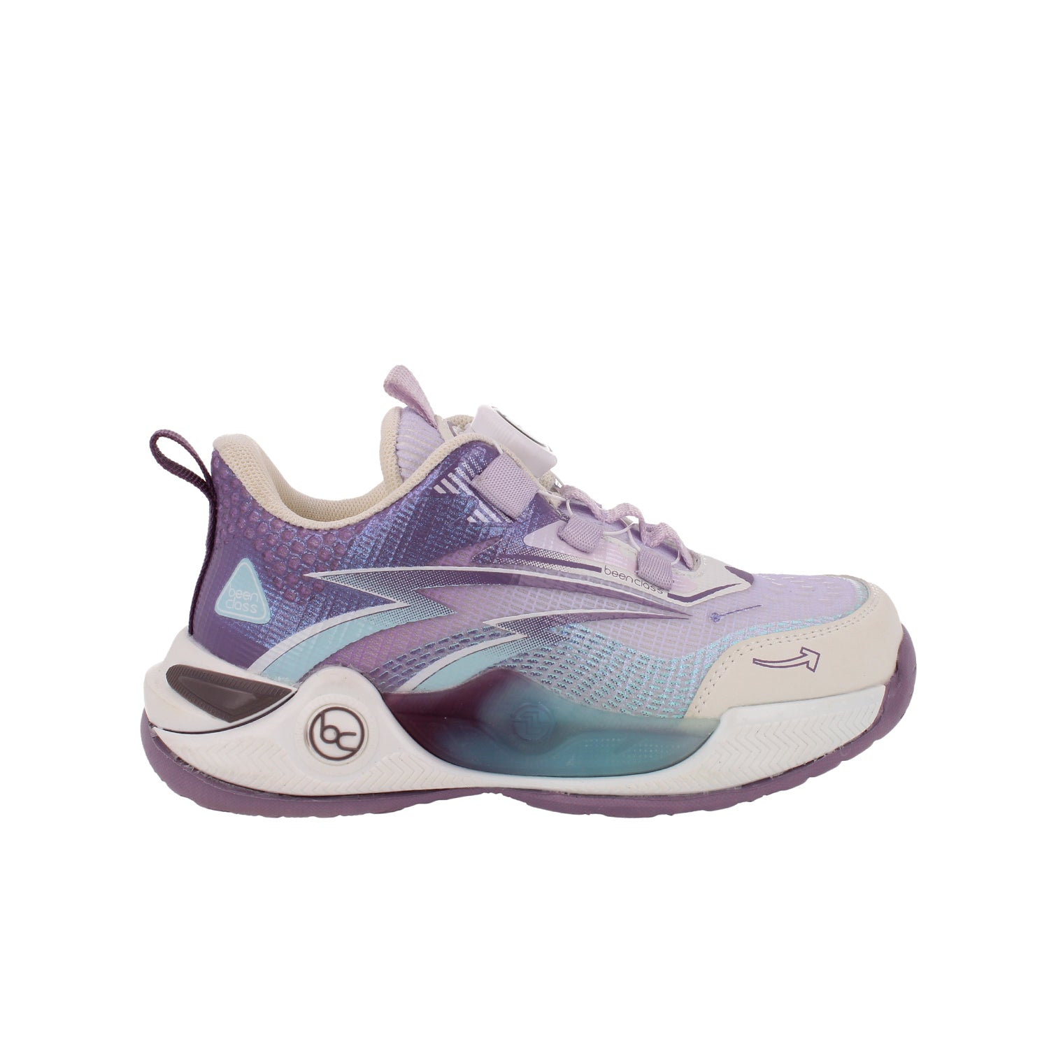 Tenis Urbano Been Class color Blanco/Lila para Niña