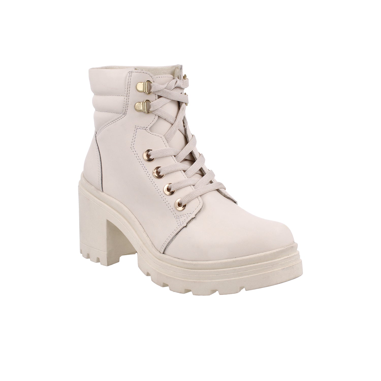Botin Casual Vazza color Latte para Mujer