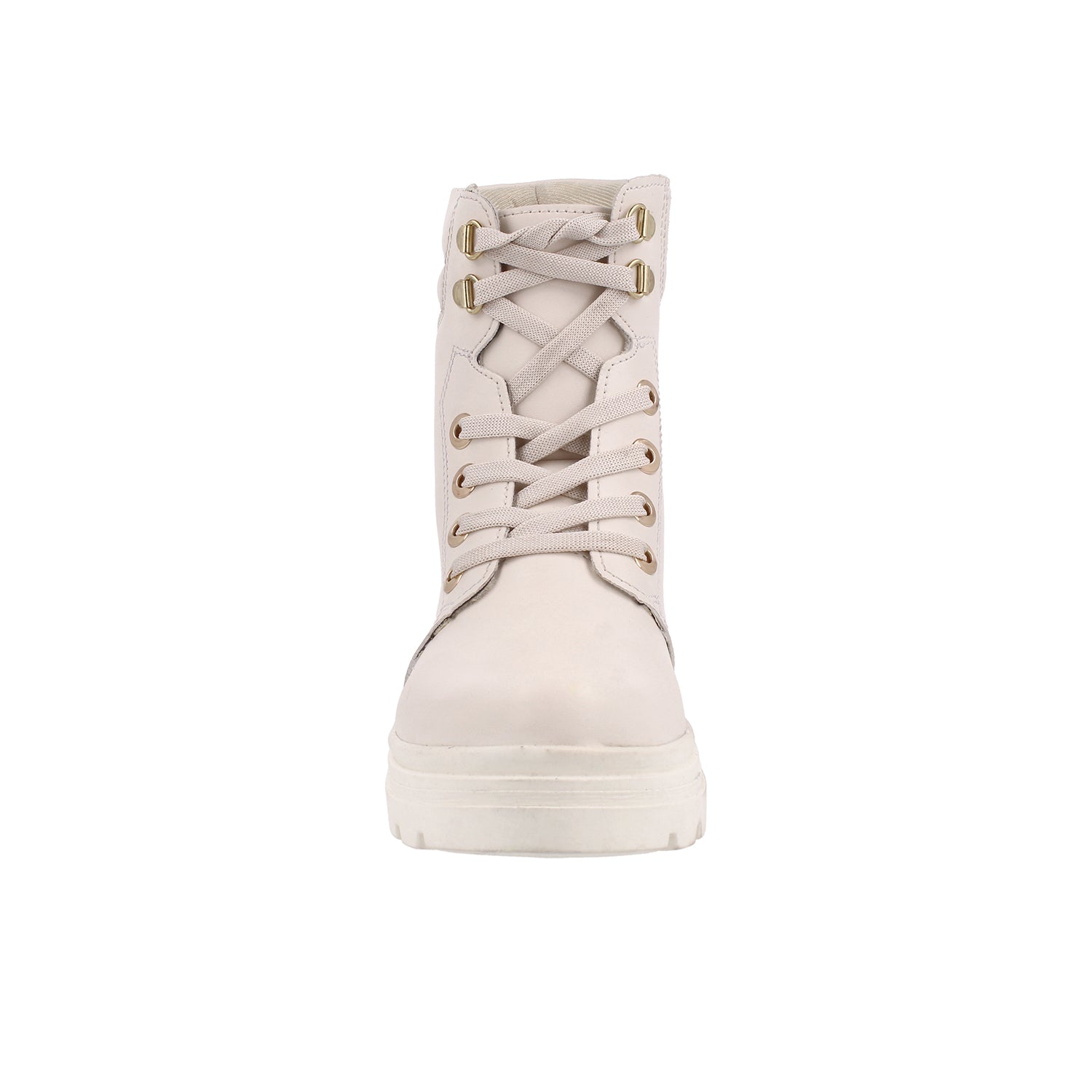 Botin Casual Vazza color Latte para Mujer