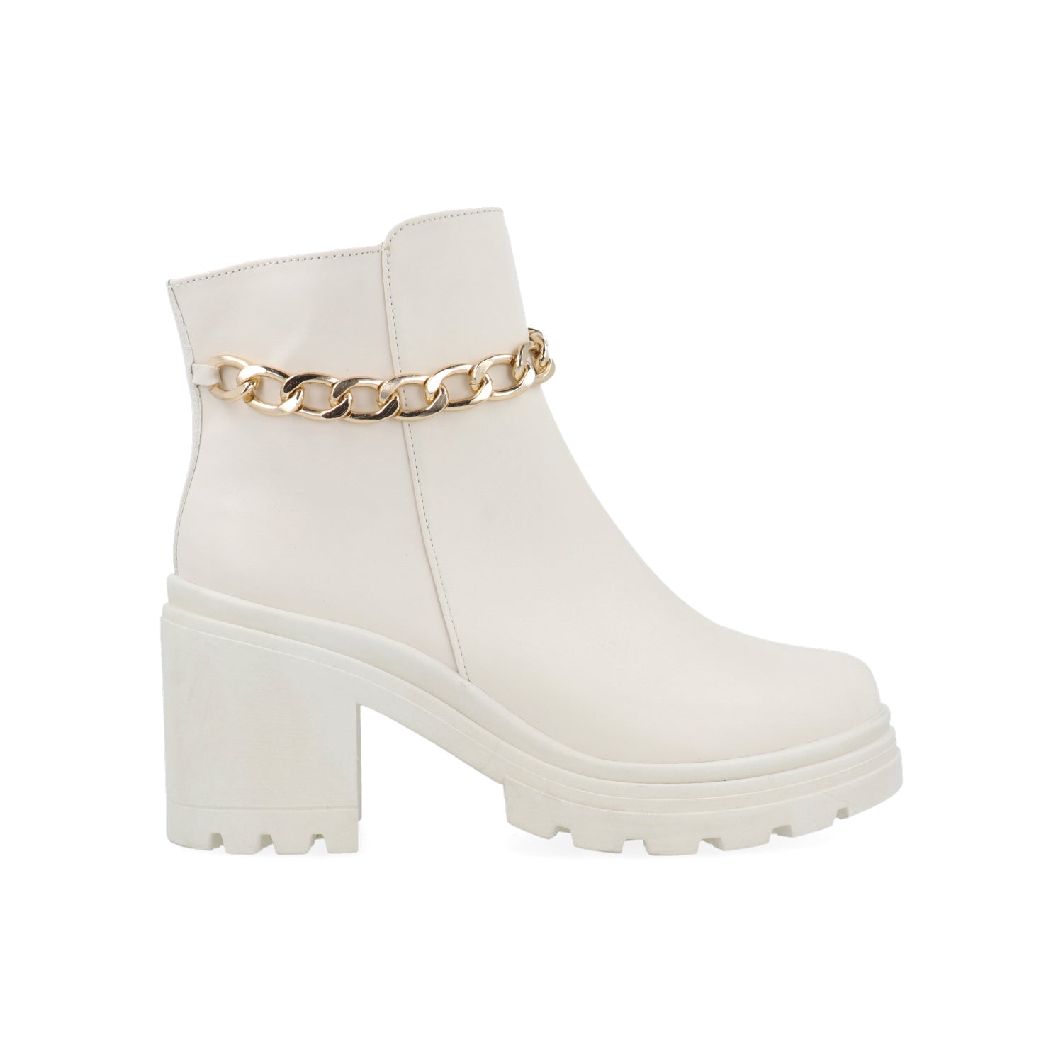 Botin Casual Vazza color Latte para Mujer