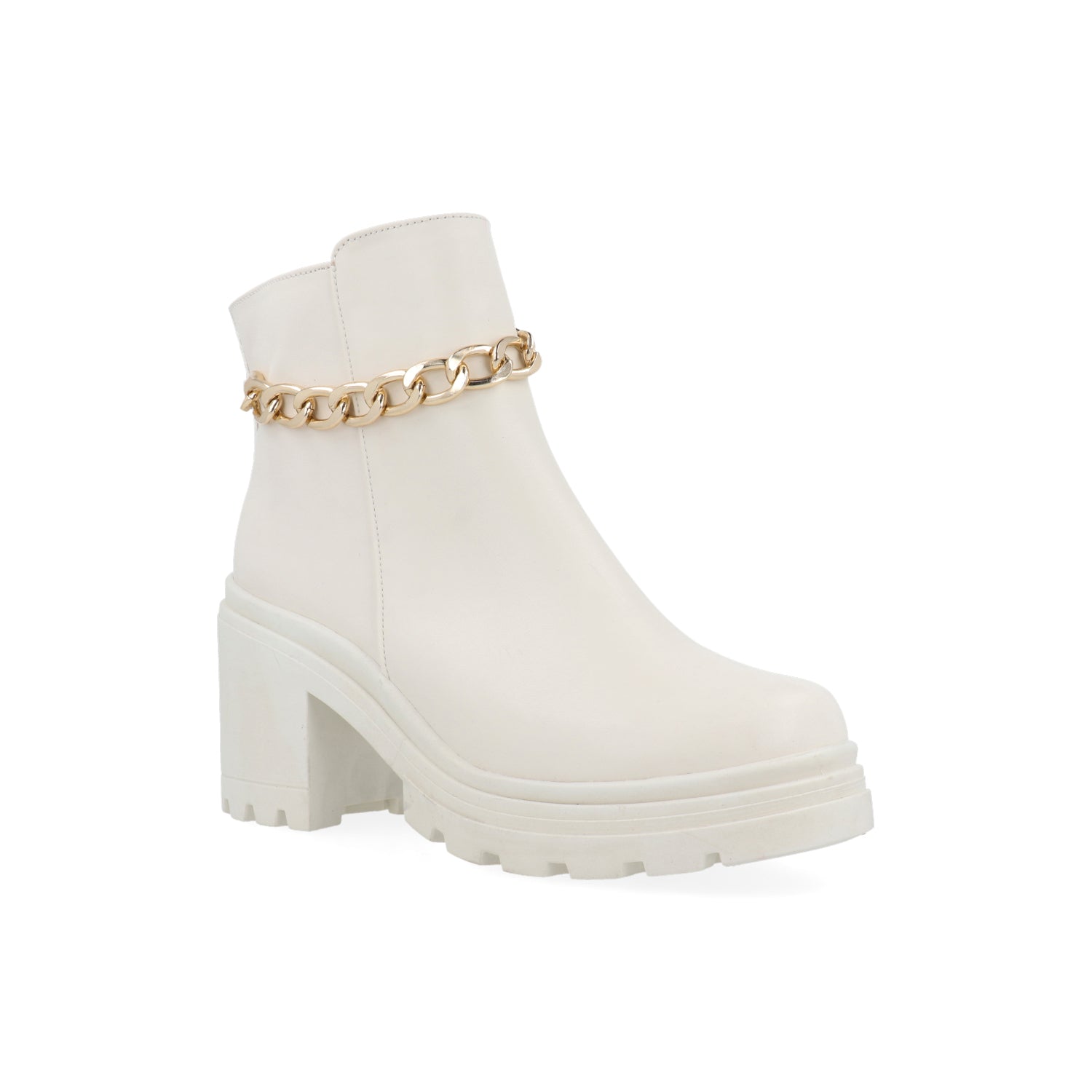 Botin Casual Vazza color Latte para Mujer