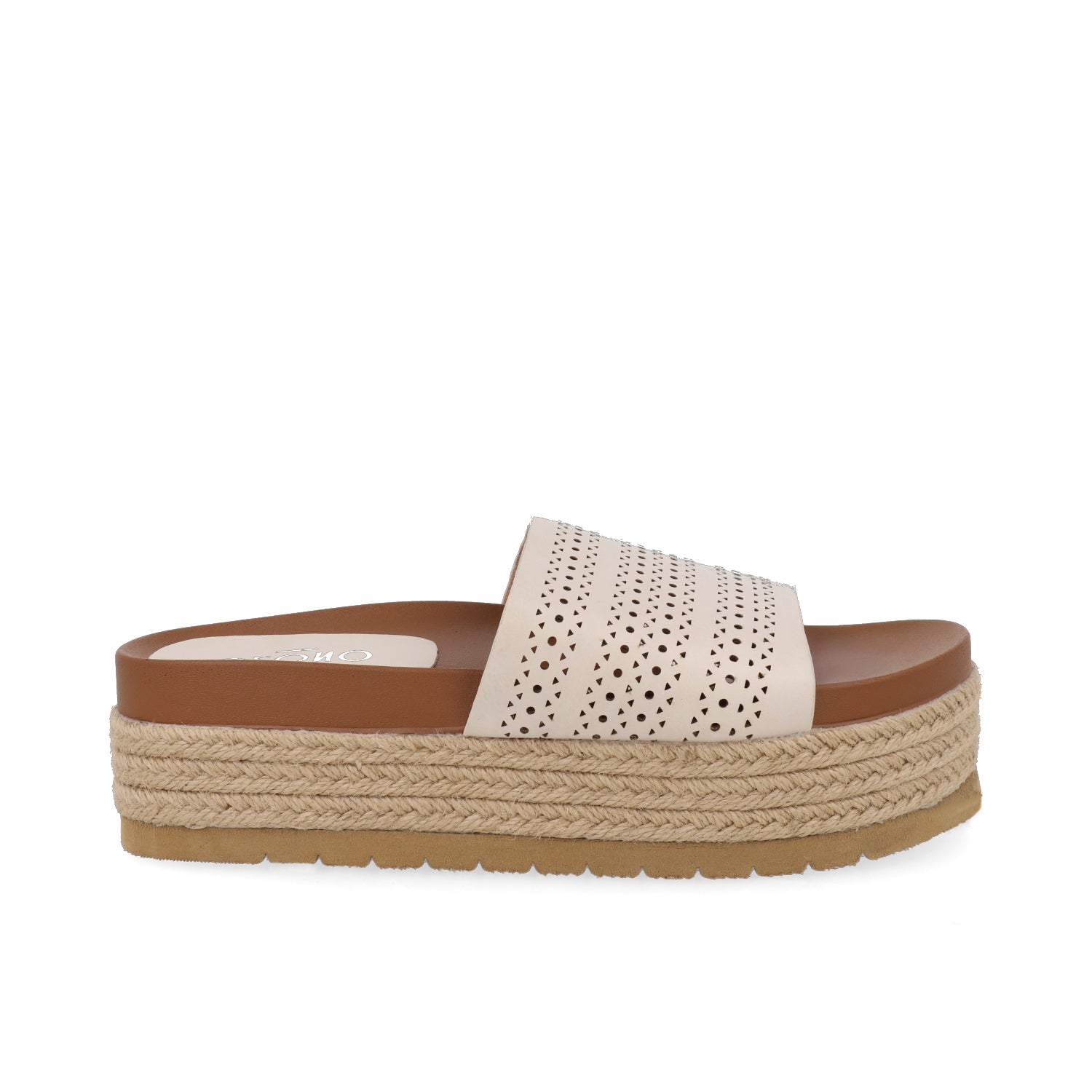 Sandalia Casual Vazza color Latte para Mujer