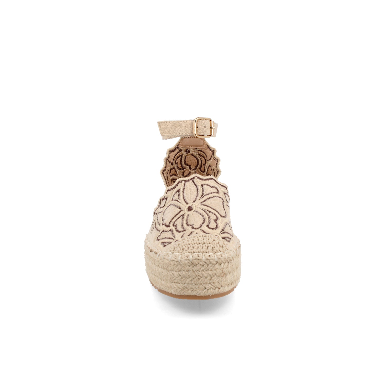 Sandalia Casual Capa De Ozono color Latte para Mujer