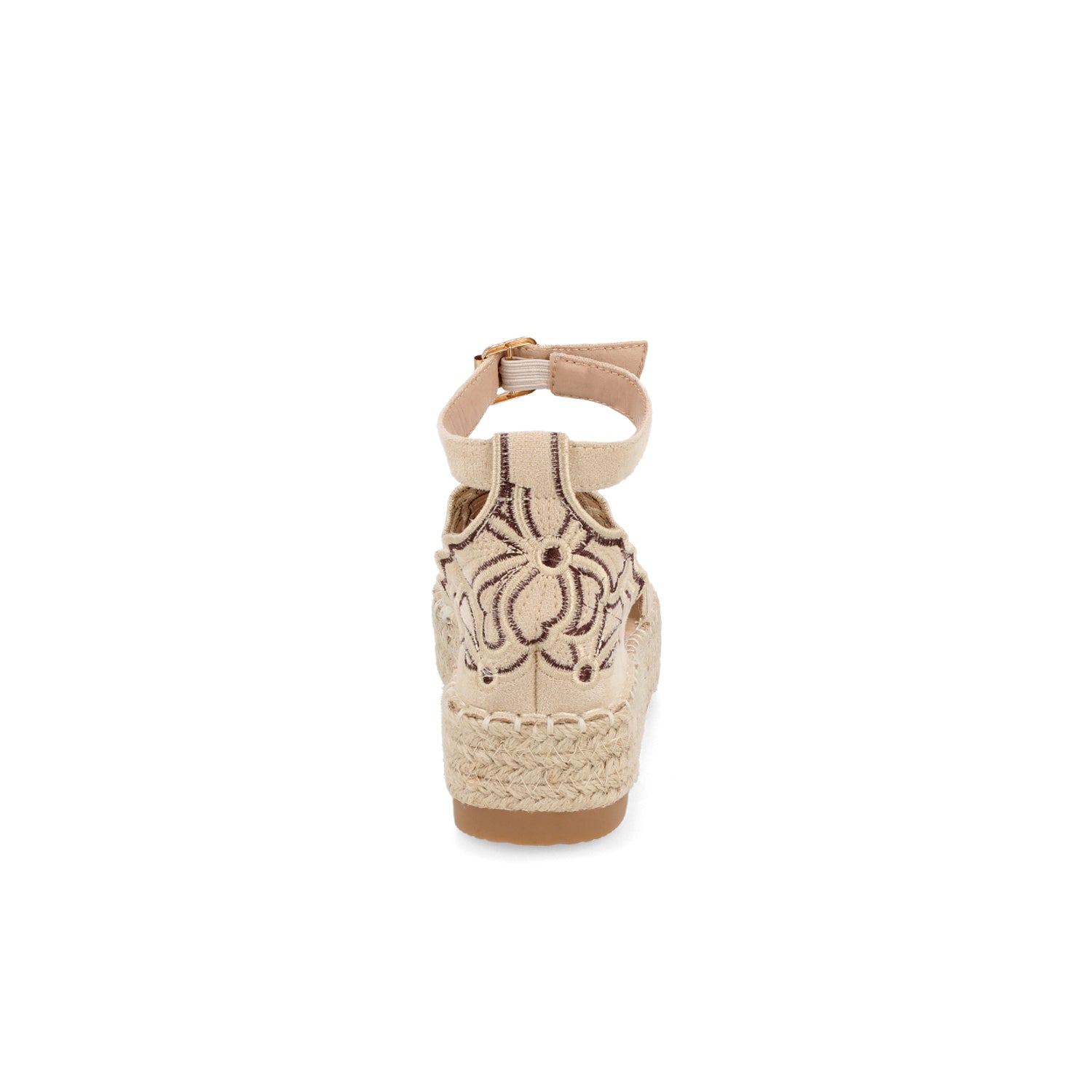 Sandalia Casual Capa De Ozono color Latte para Mujer