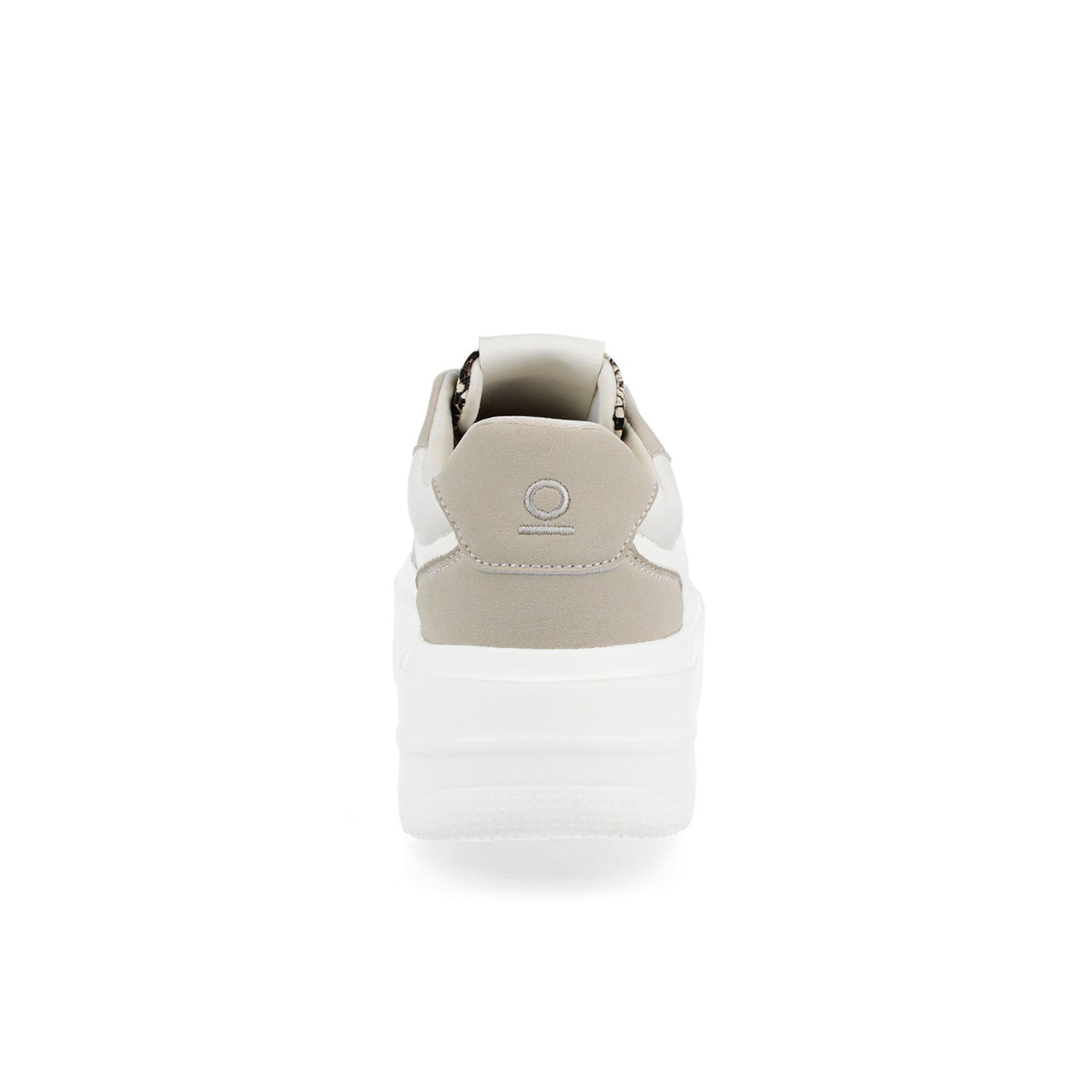 Tenis Urbano Capa De Ozono color Blanco con Beige para Mujer