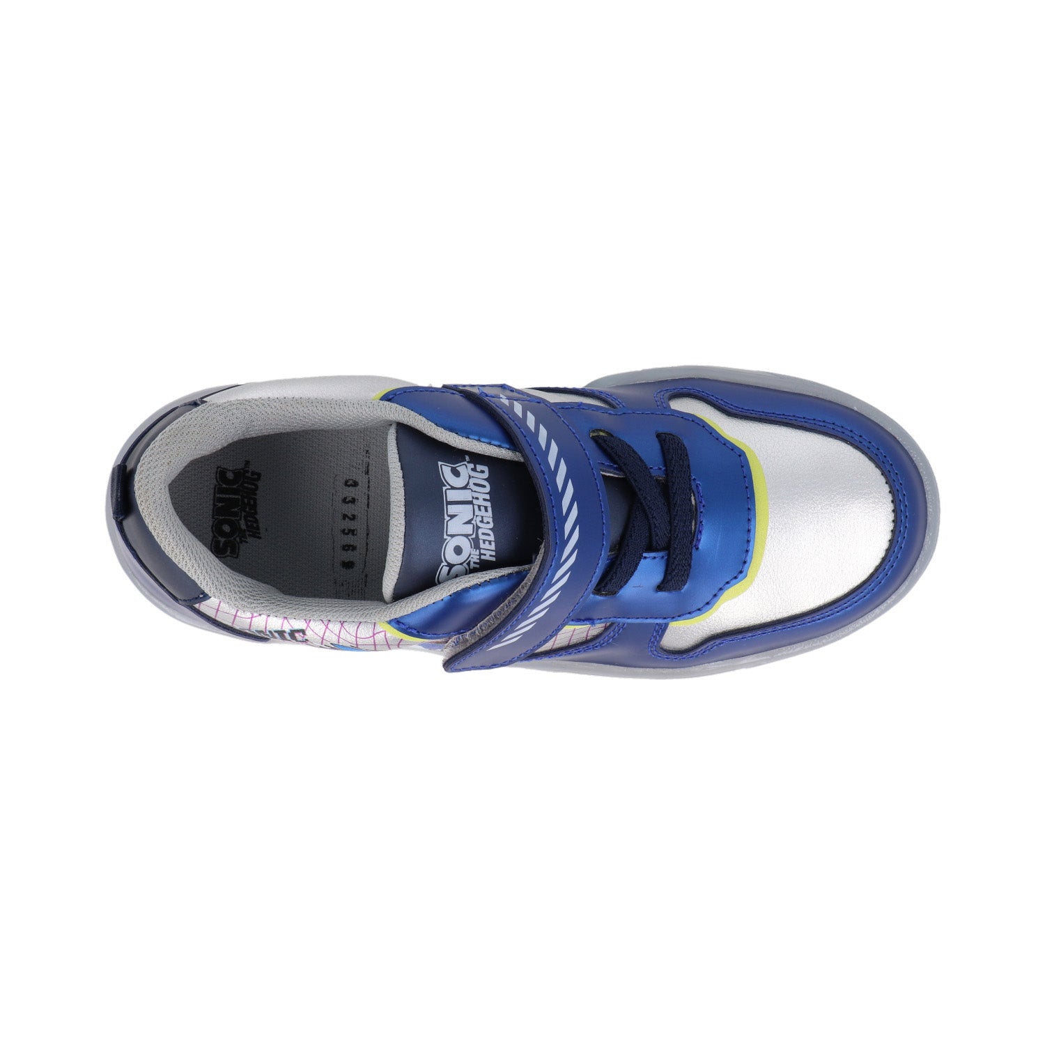 Tenis Casual Tropicana de Sonic color Gris para Junior Niño