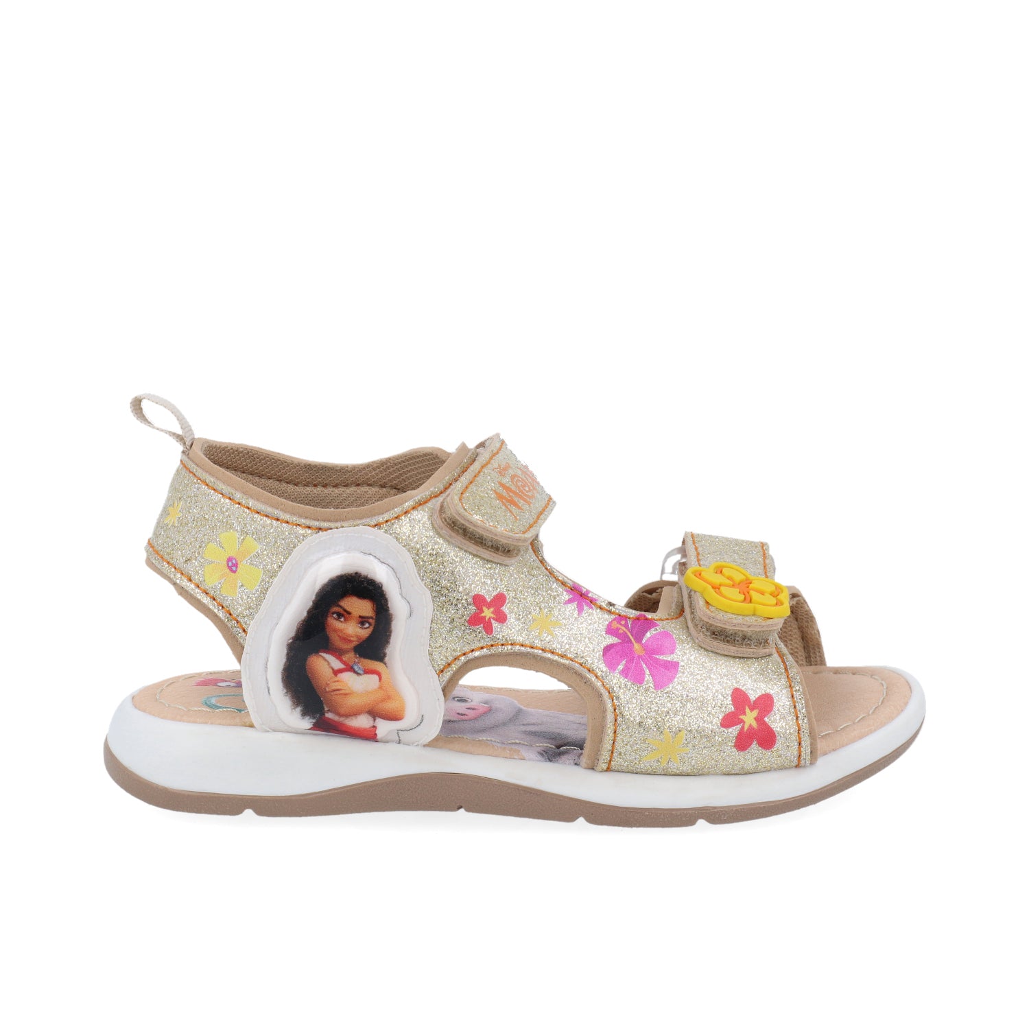 Sandalia Playa Vazza de Moana 2 color Oro para Niña