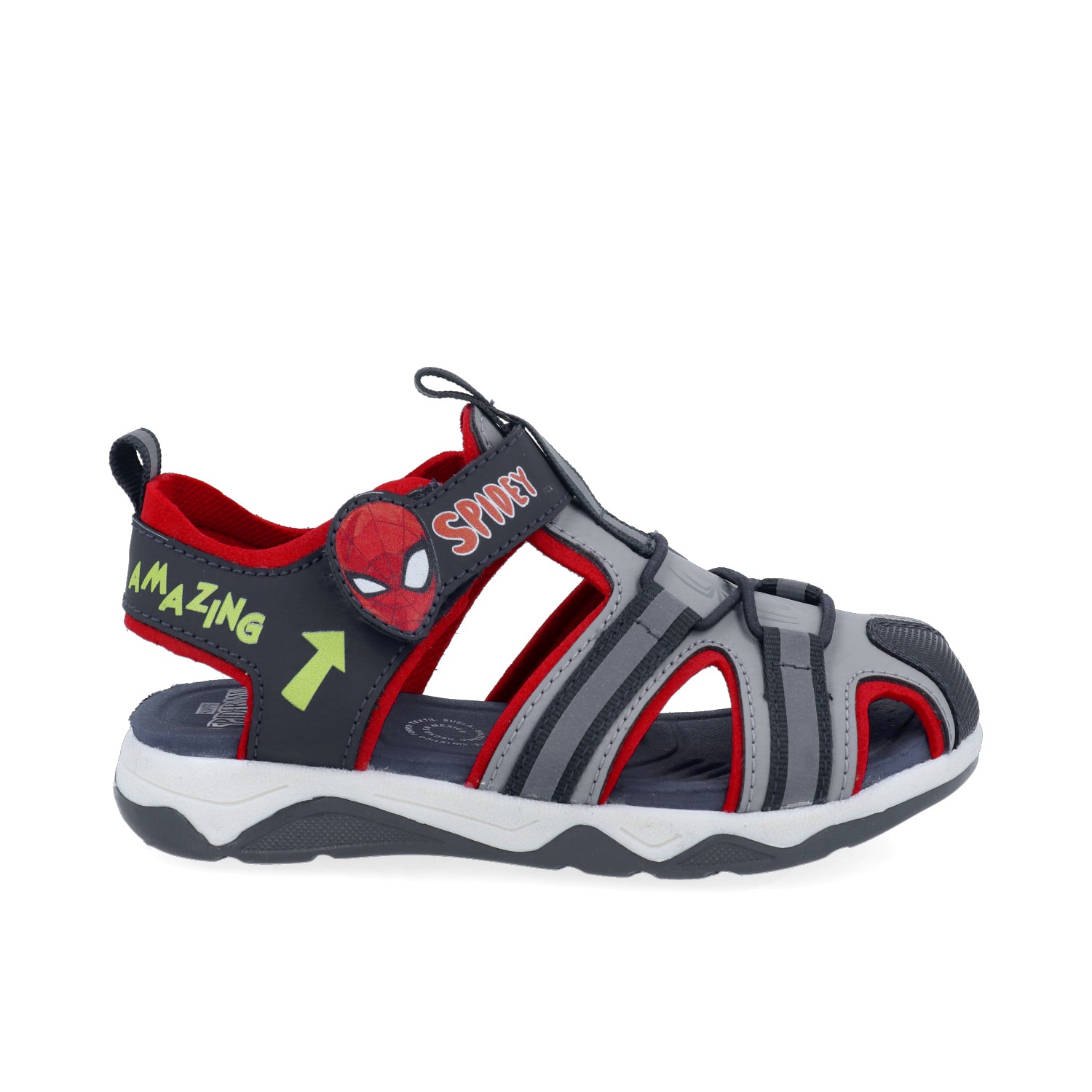 Sandalia Playa Vazza de Spider Man color Azul Marino para Niño