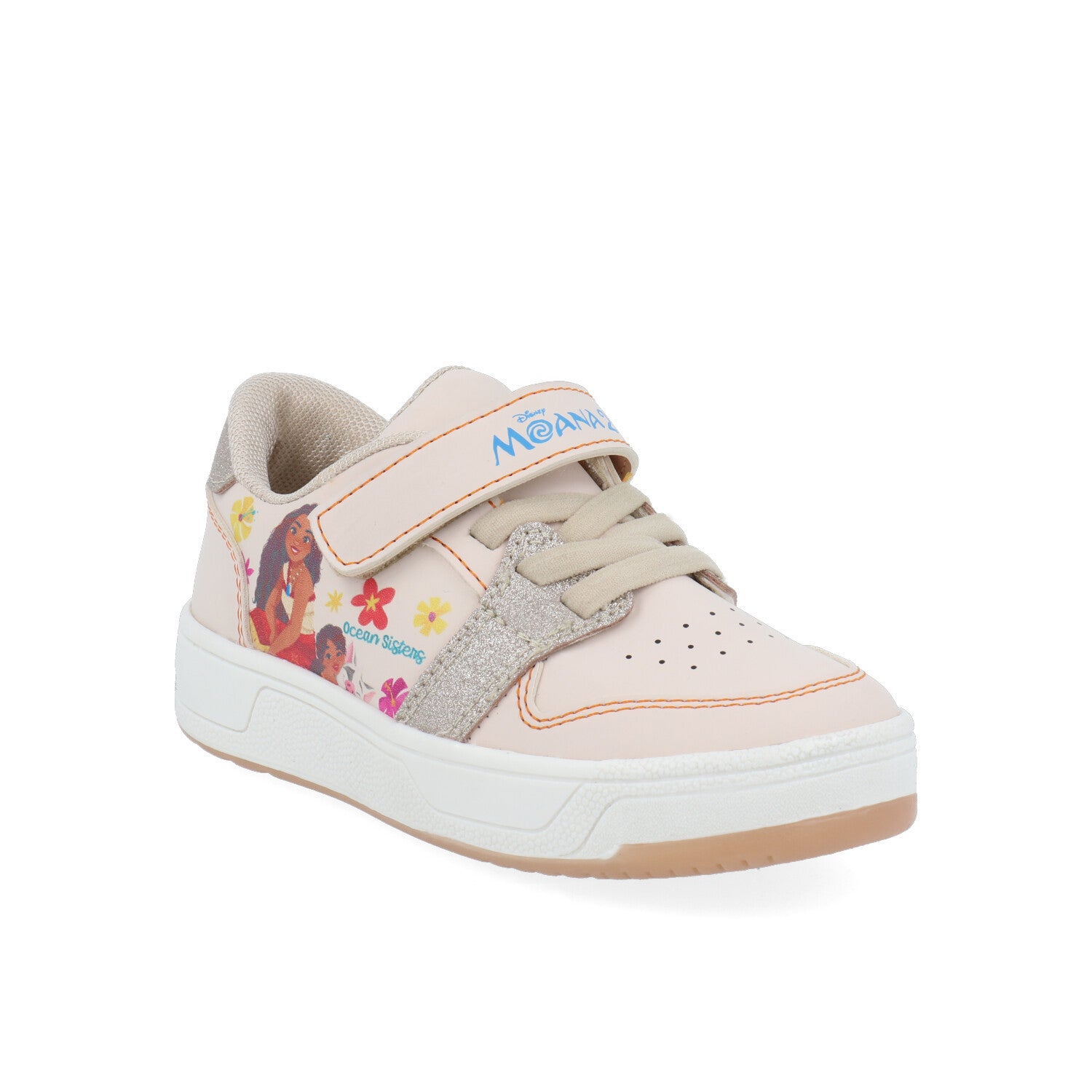 Tenis Urbano Vazza de Moana 2 color Latte para Niña