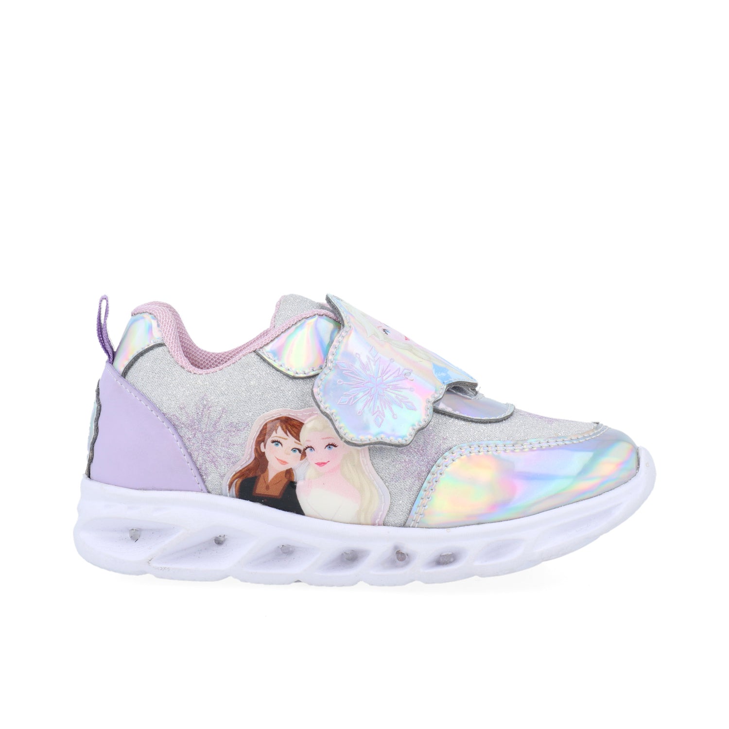 Tenis Urbano Tropicana de Frozen color Plata para Niña