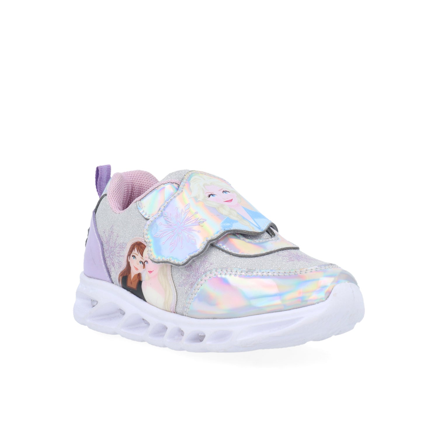 Tenis Urbano Tropicana de Frozen color Plata para Niña
