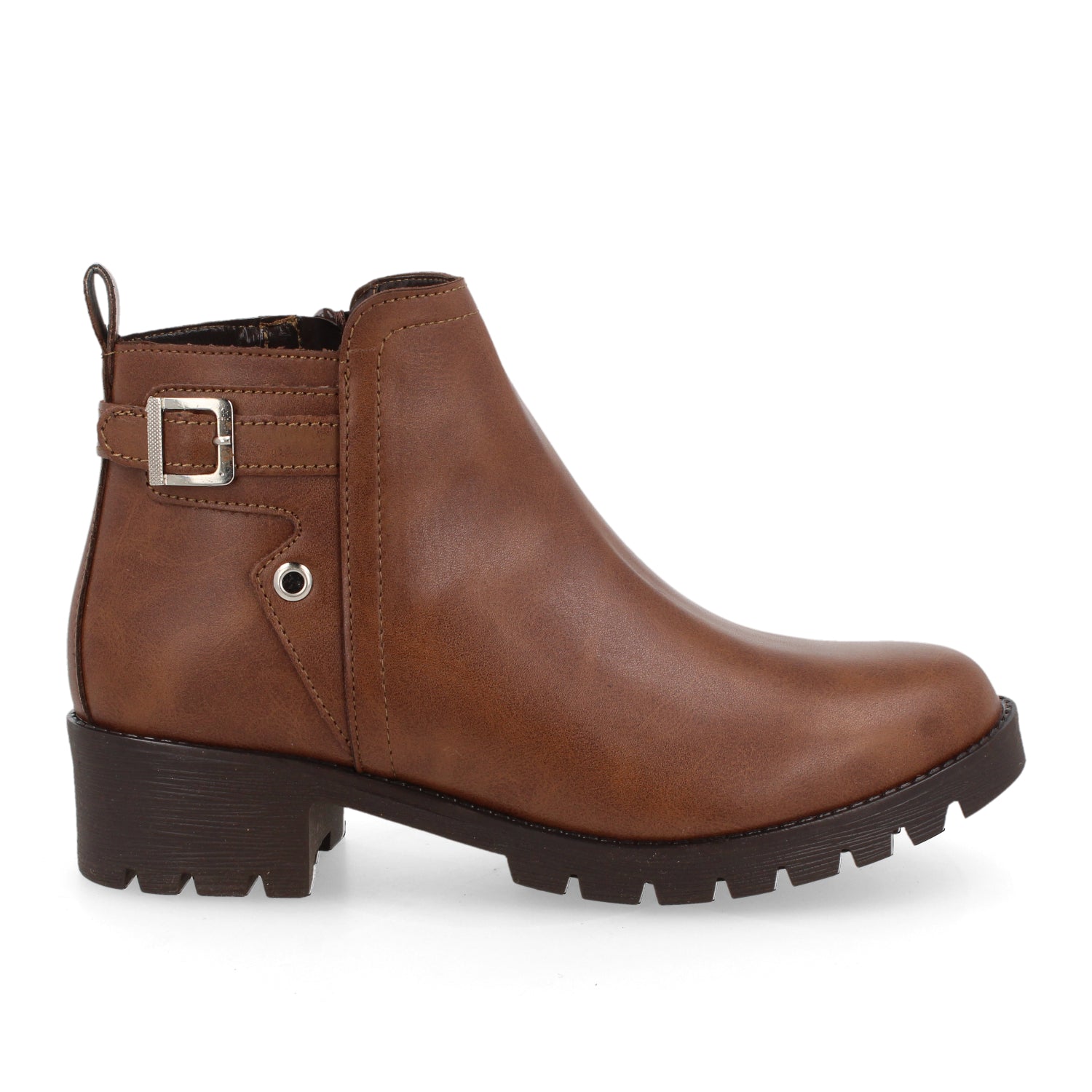 Botin Casual Vazza color Cognac para Mujer