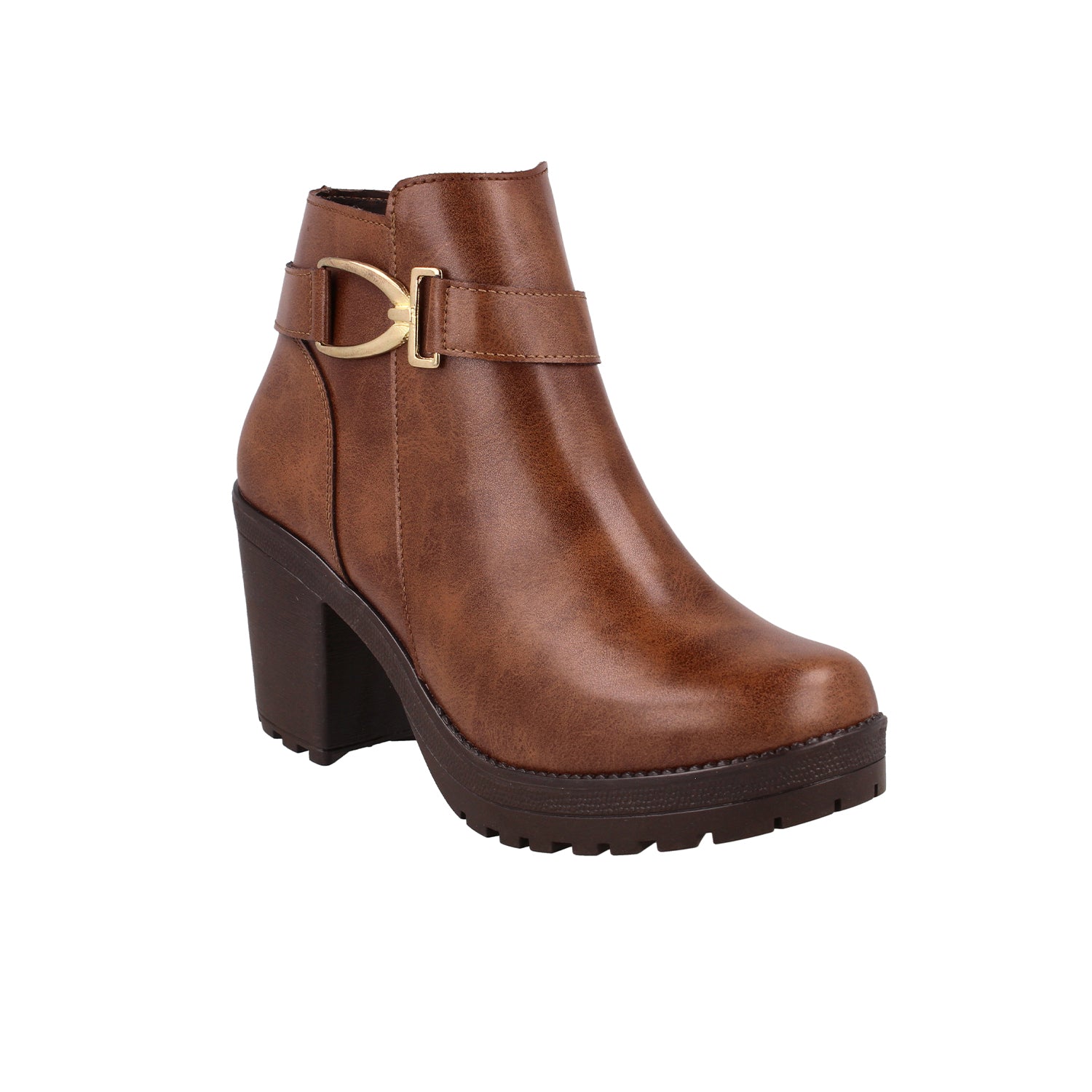 Botin Casual Dkch color Cogñac para Mujer