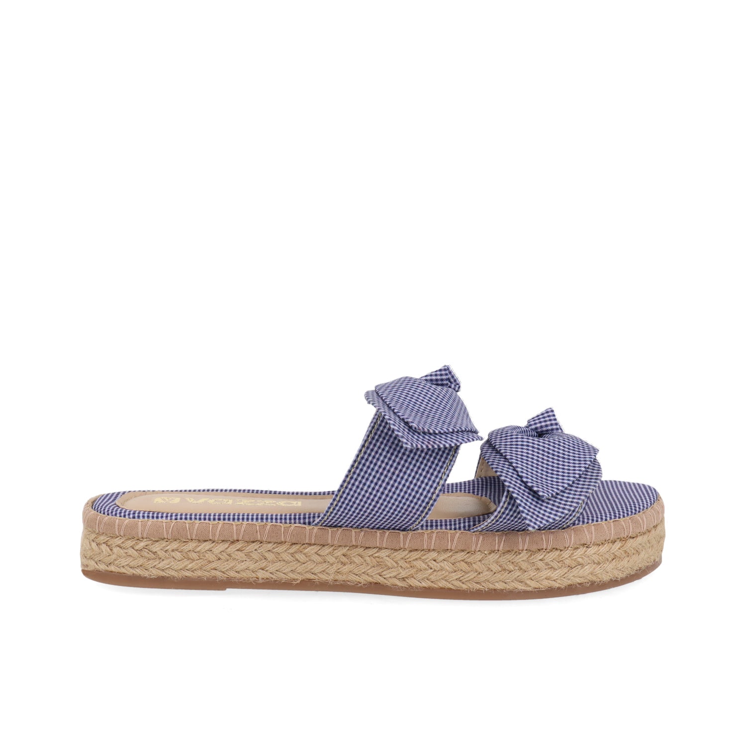 Sandalia Casual Vazza color Azul Marino con Blanco para Mujer