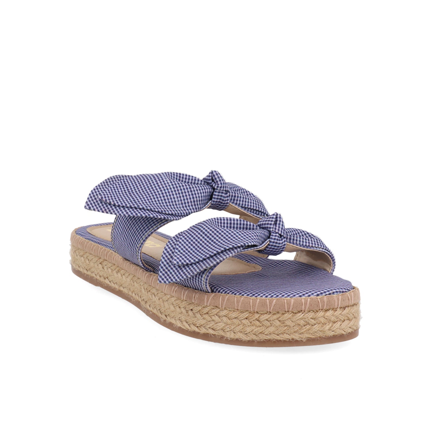 Sandalia Casual Vazza color Azul Marino con Blanco para Mujer