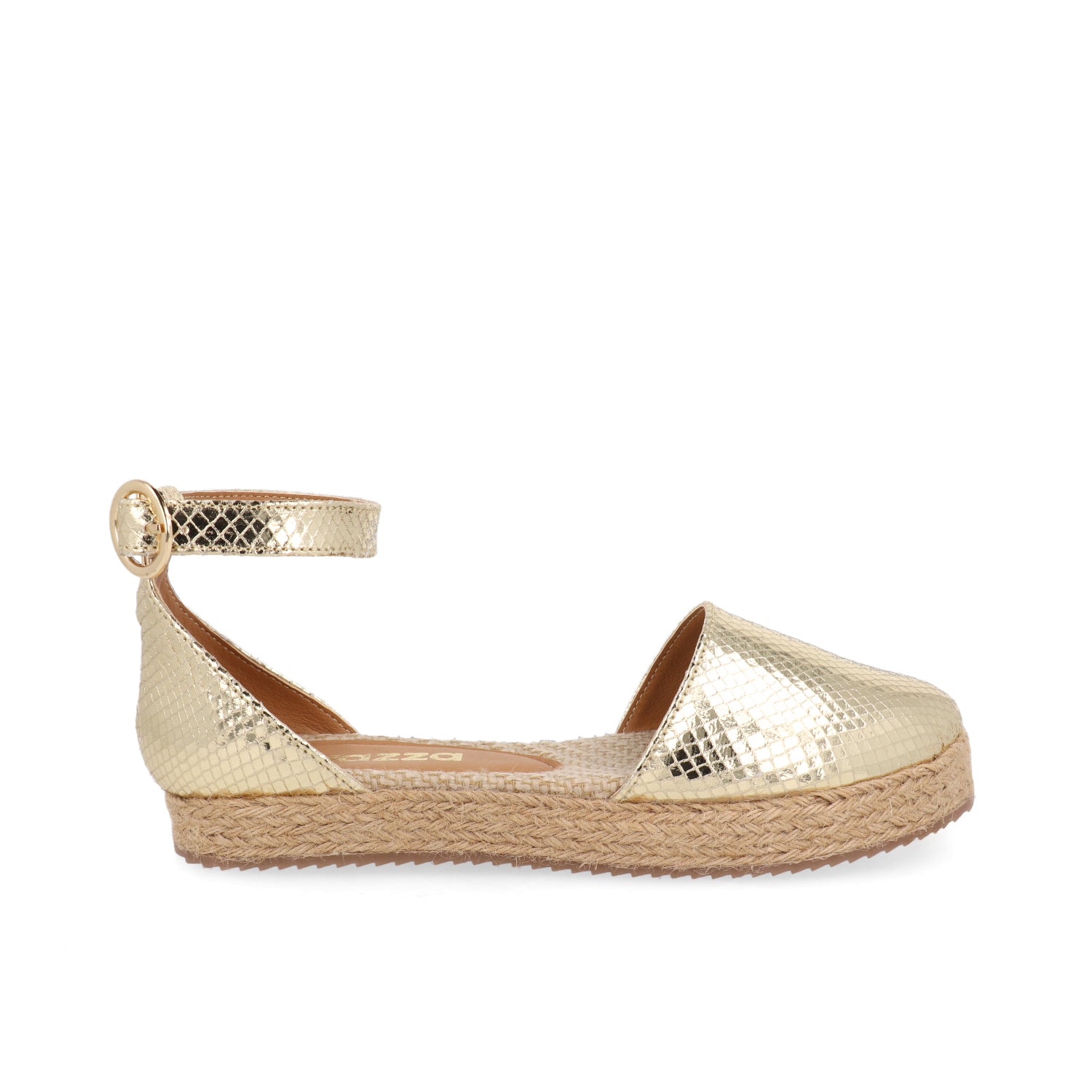 Alpargata Casual Vazza color Oro para Mujer