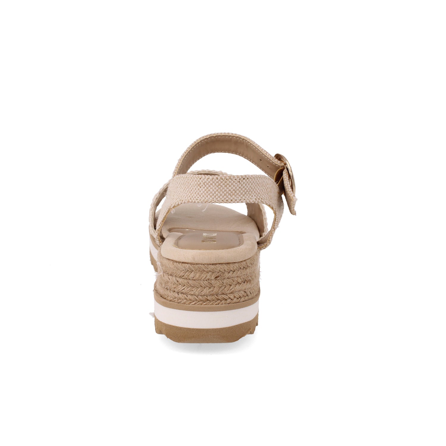Sandalia Casual Vazza color Latte para Mujer