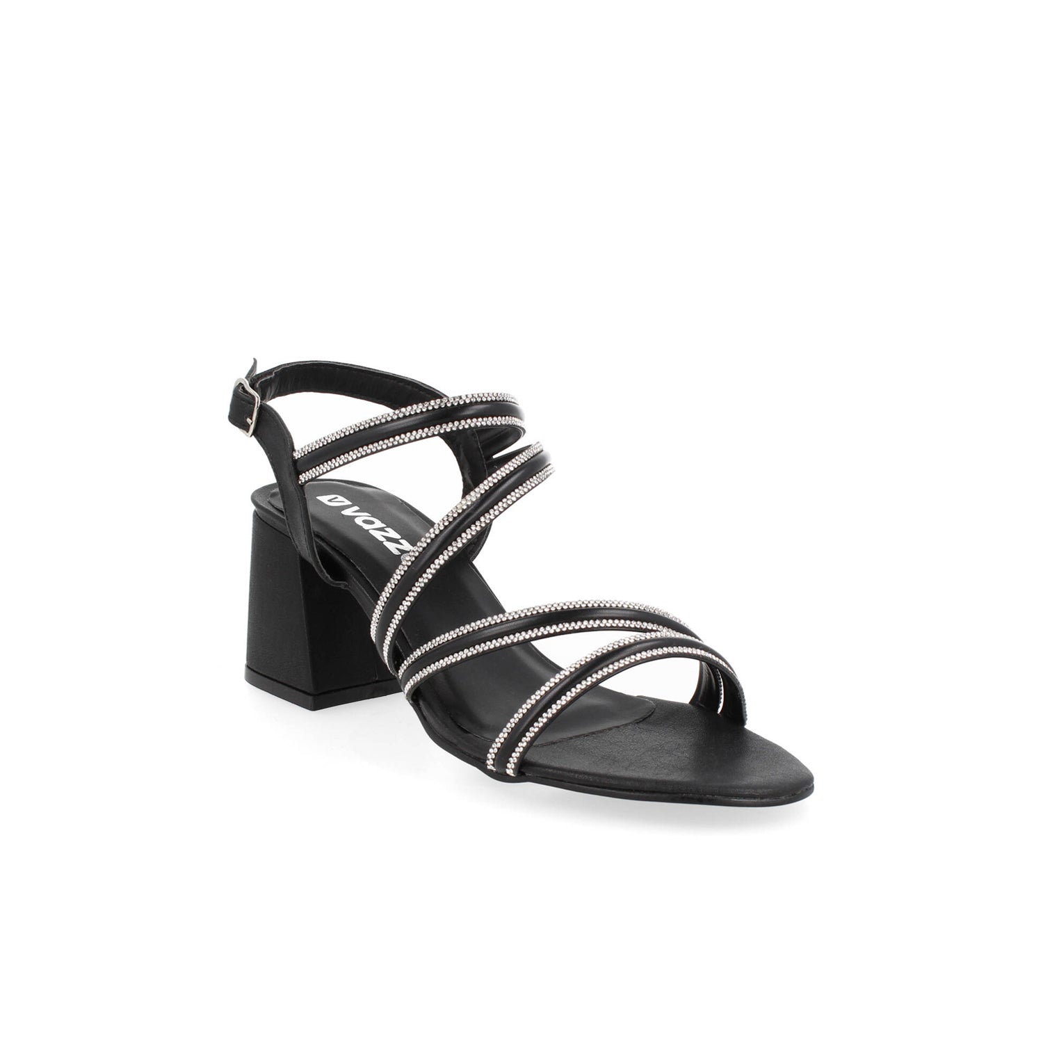 Zapatilla de Fiesta Vazza color Negro para Mujer