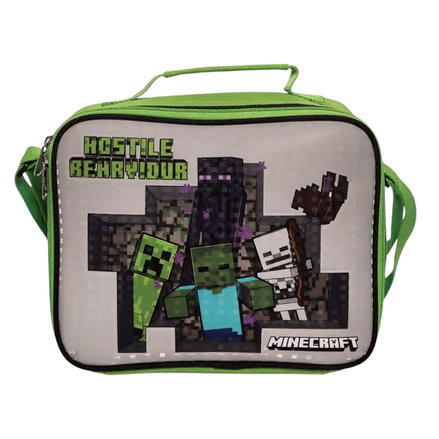 Lonchera Ruz de Minecraft color Verde para Niño
