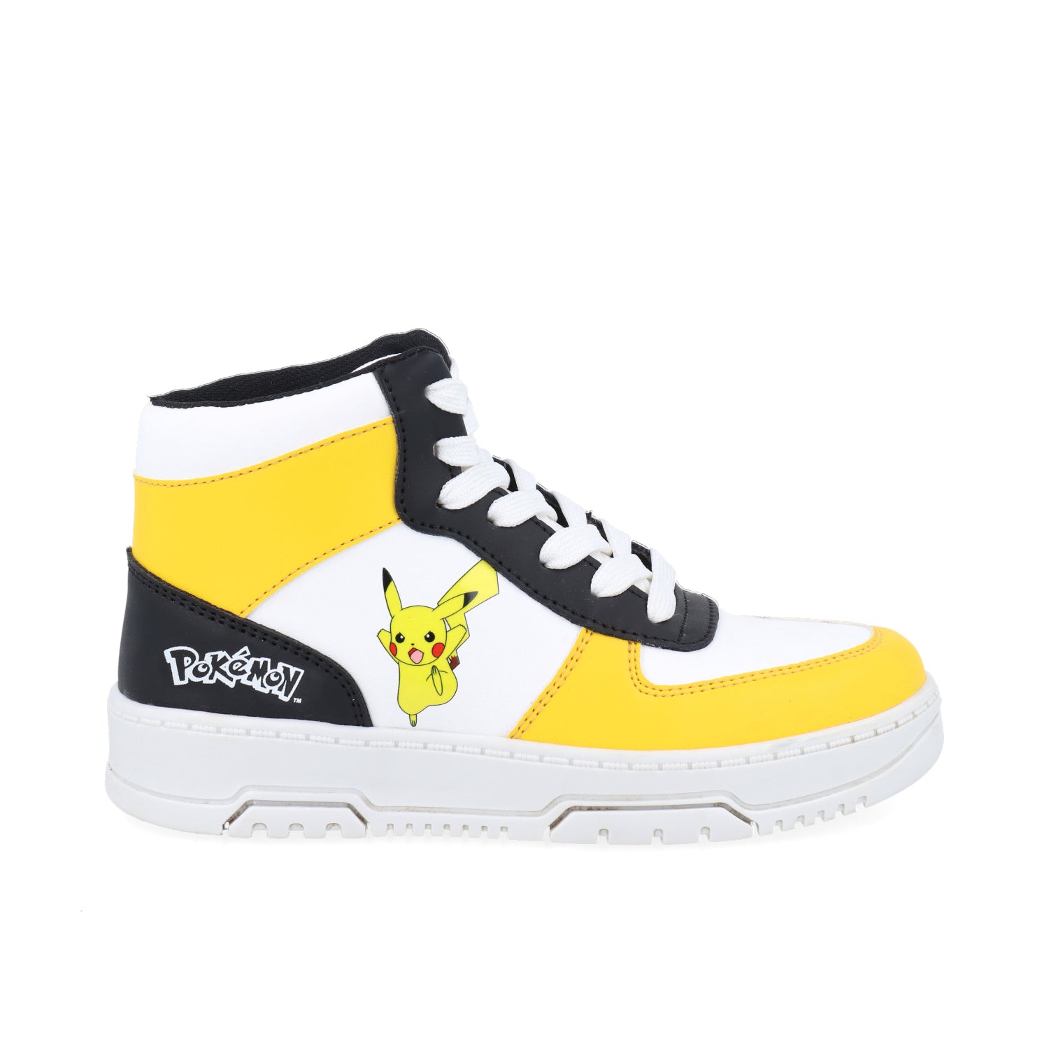 Tenis Urbano Pokemon color Amarillo con blanco  para Junior Niño