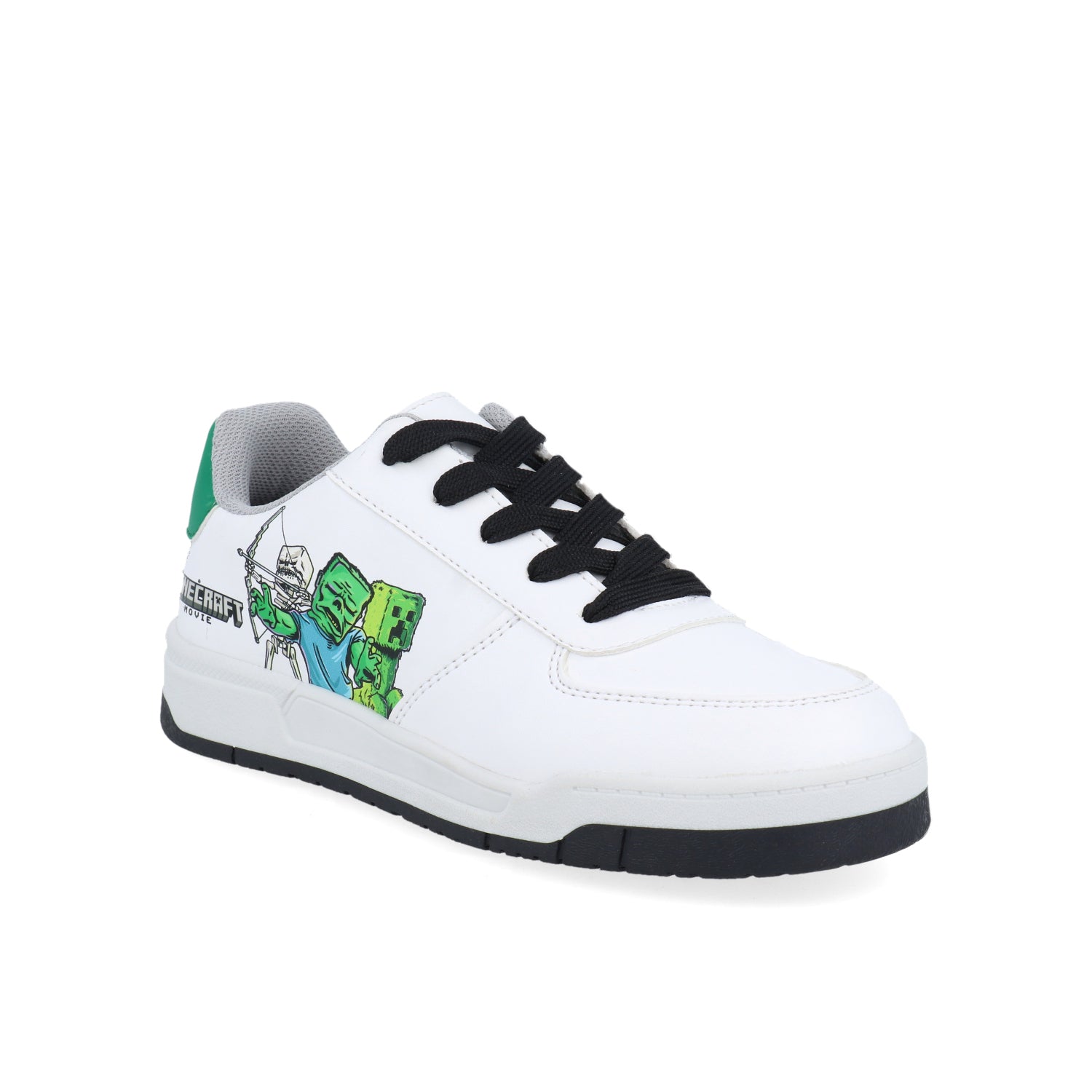 Tenis Urbano Minecraft color Blanco para Junior Niño