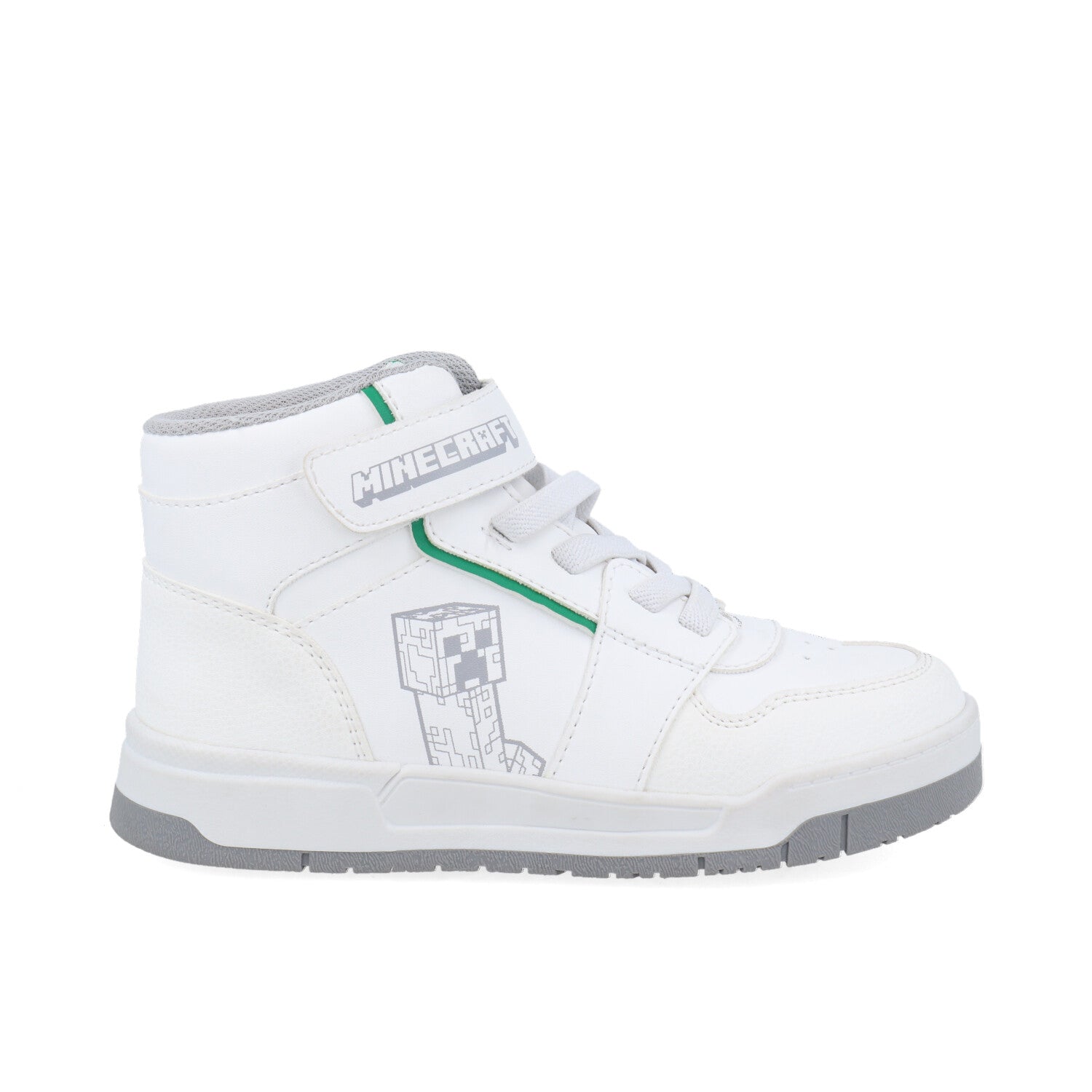 Tenis Urbano Minecraft color Blanco para Niño