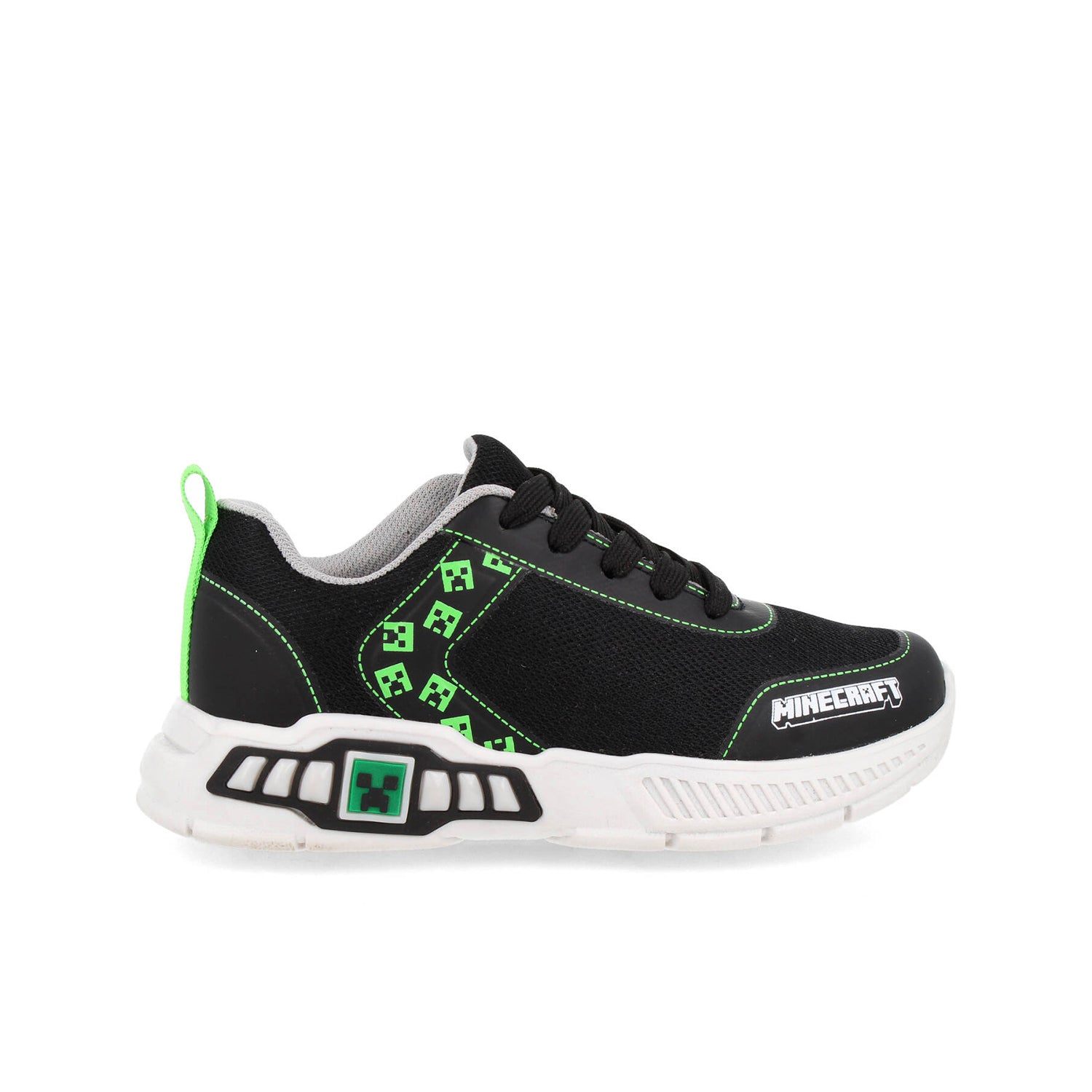 Tenis Urbano Minecraft color Negro para Niño