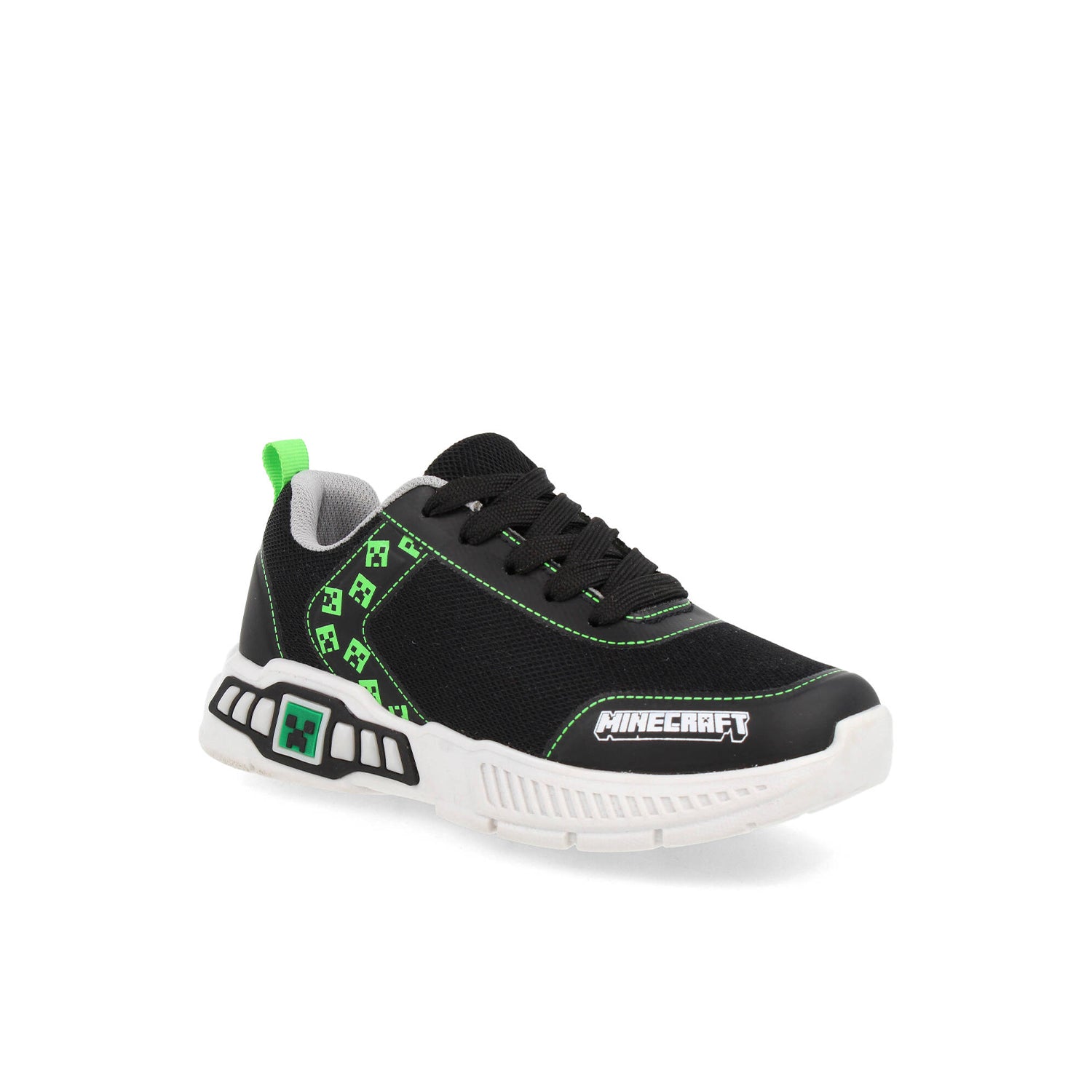 Tenis Urbano Minecraft color Negro para Niño