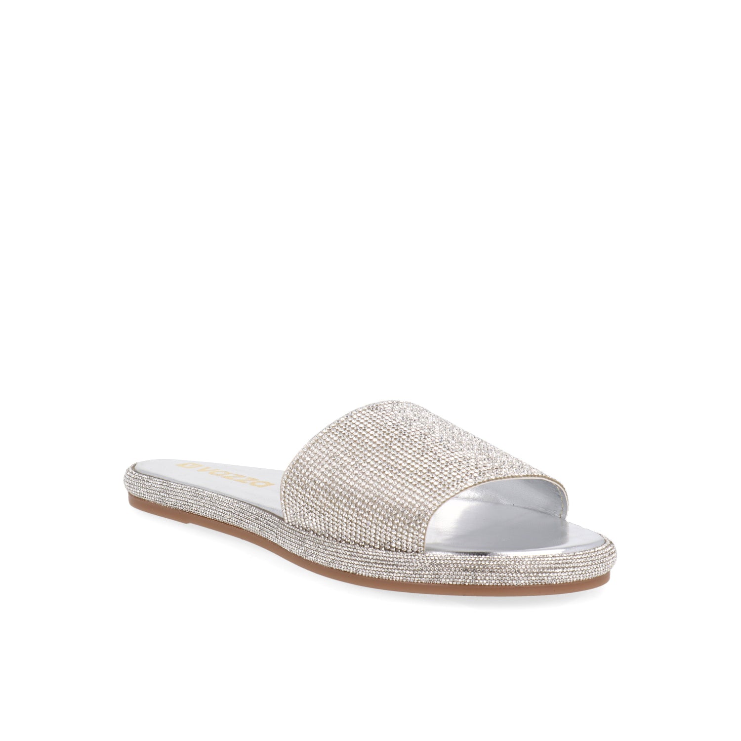 Sandalia Casual Vazza color Plata para Mujer