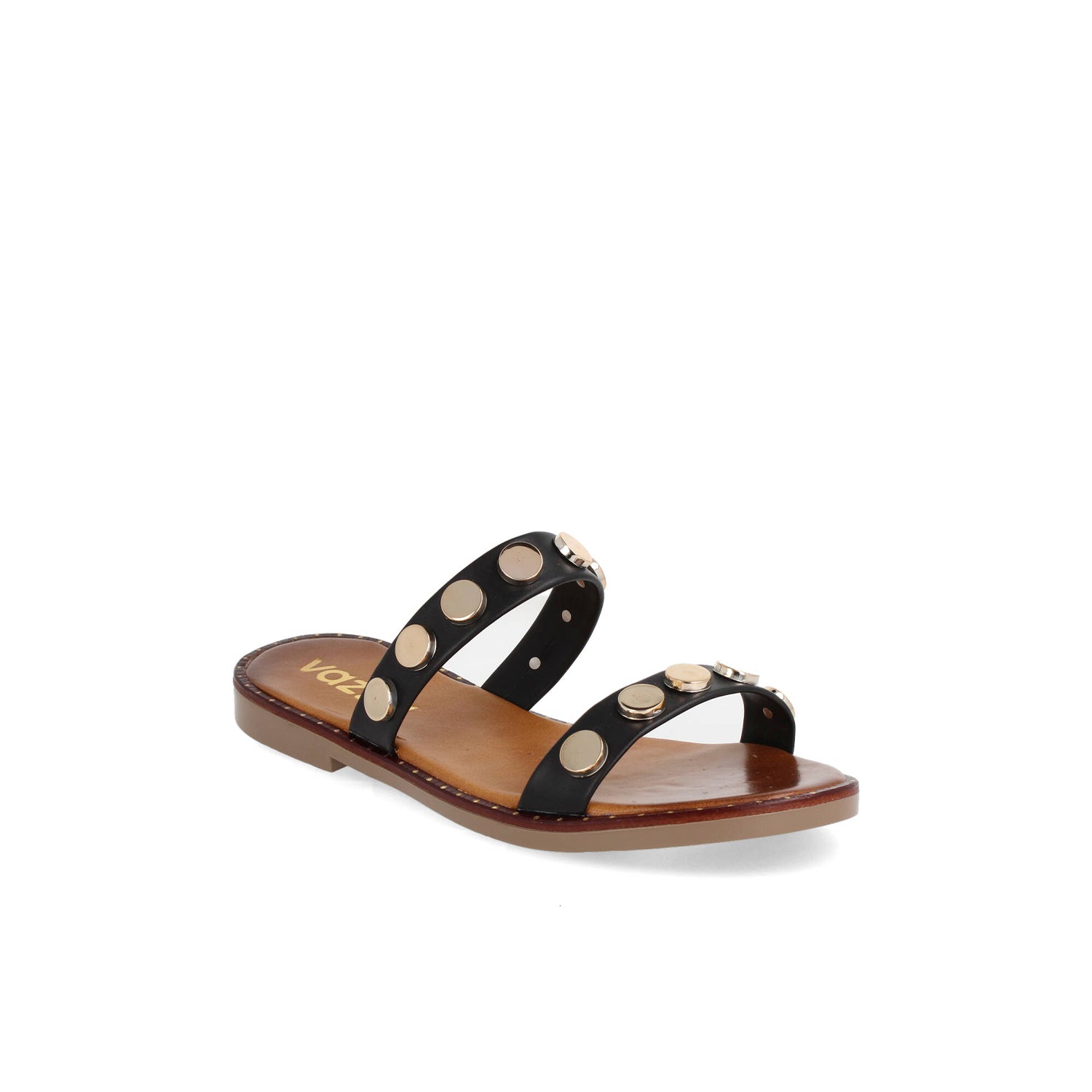 Sandalia Casual Vazza color Negro para Mujer