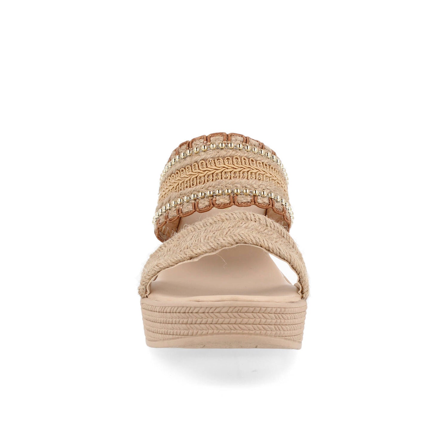 Sandalia Casual Vazza color Beige para Mujer