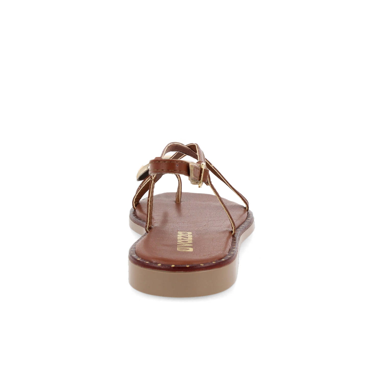 Sandalia Casual Vazza color Cafe para Mujer