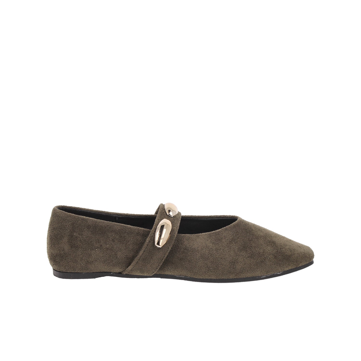 Ballerina Casual Vazza color Olivo para Mujer