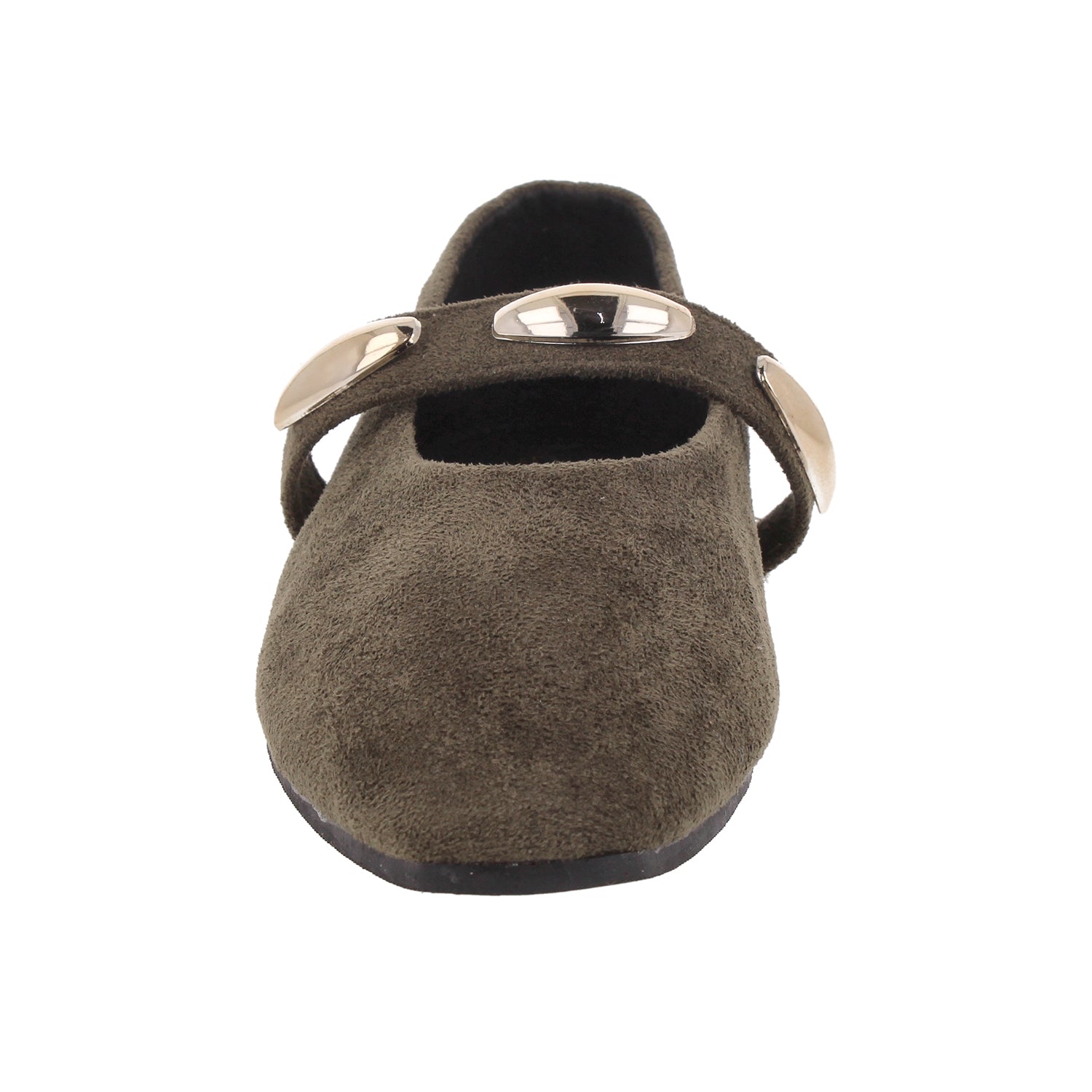 Ballerina Casual Vazza color Olivo para Mujer