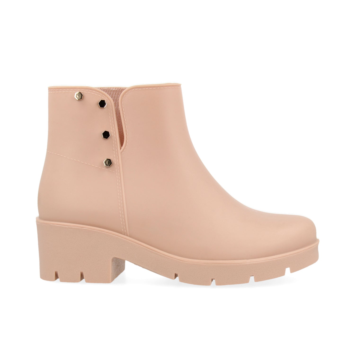Bota de Lluvia Vazza color Nude para Mujer