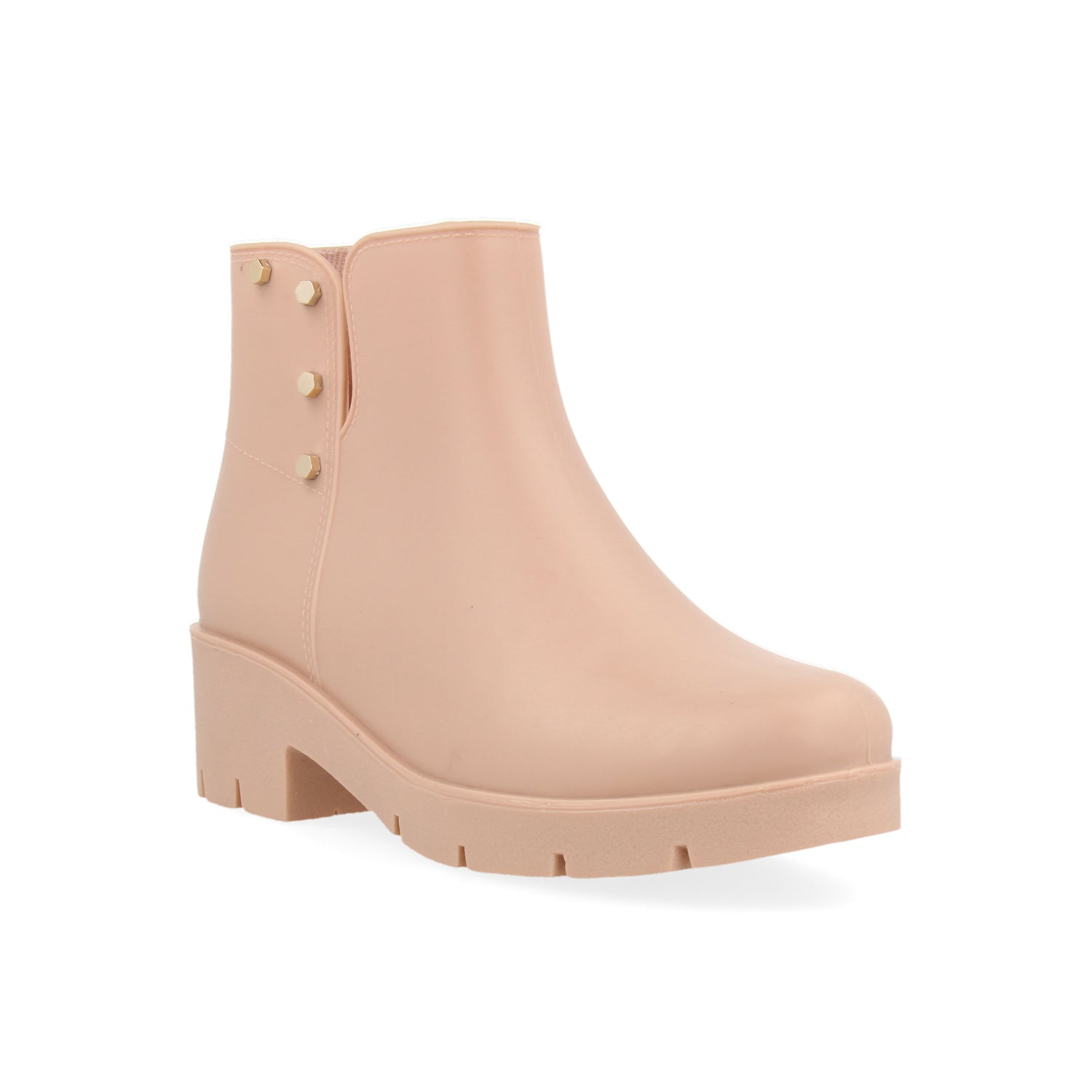 Bota de Lluvia Vazza color Nude para Mujer