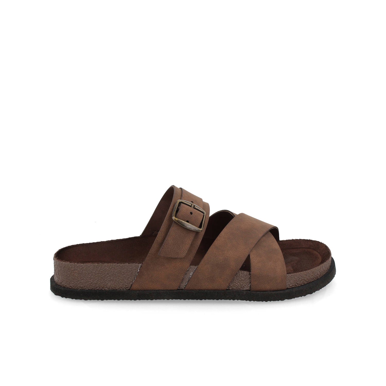 Sandalia Casual Vazza color Cafe para Hombre