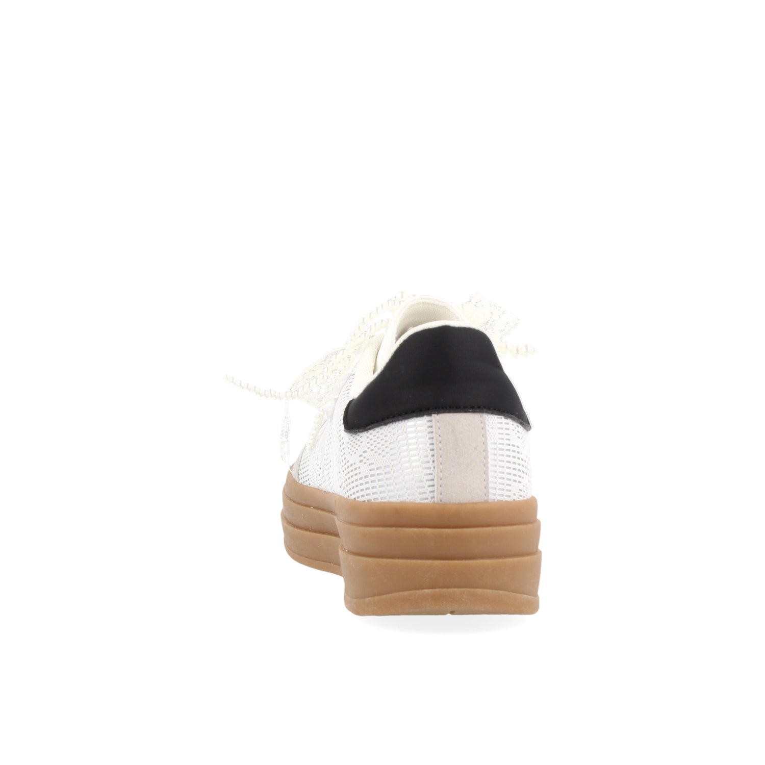 Tenis Urbano Vazza color Latte con Negro para Mujer